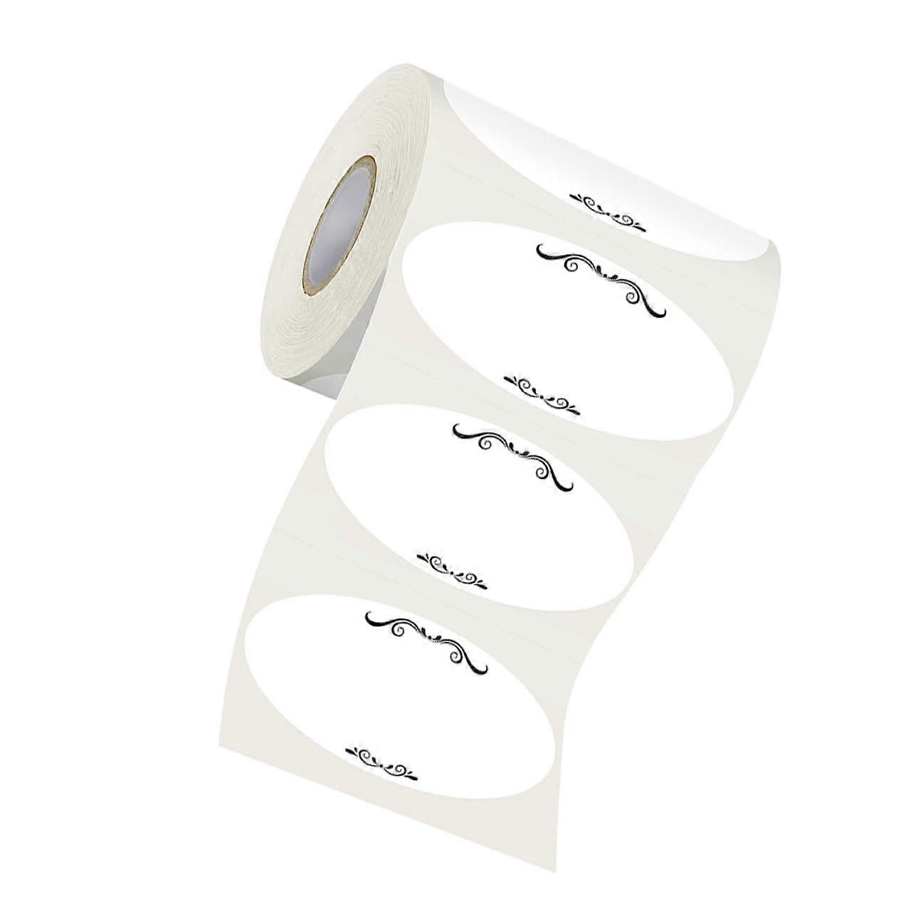 Self-Adhesive Preserving Labels Roll, Durable Food Packaging Stickers for DIY Projects on Smooth Surfaces, Easy to Use