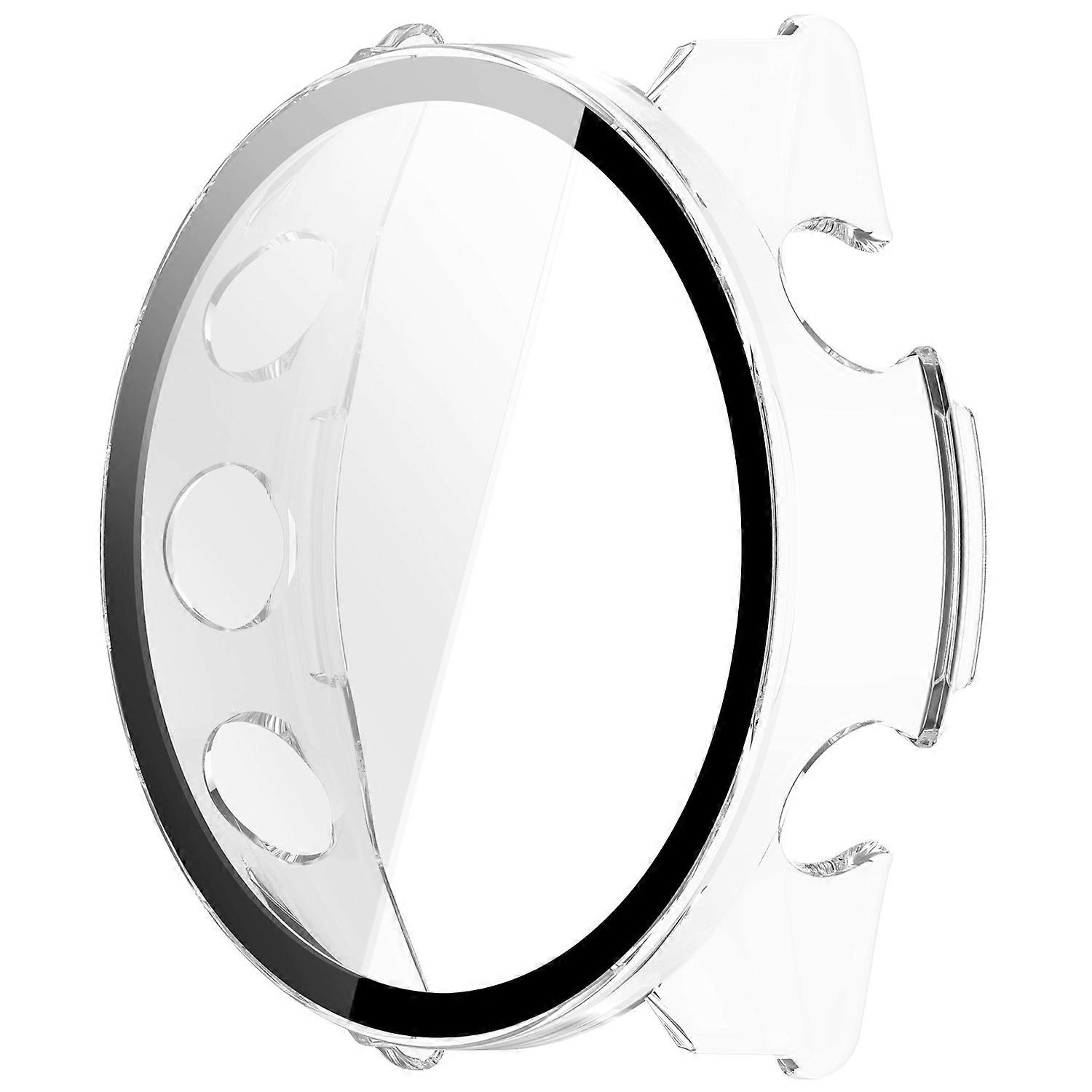 For Garmin Forerunner 970 Hard PC Watch Protective Case with Tempered Glass Film