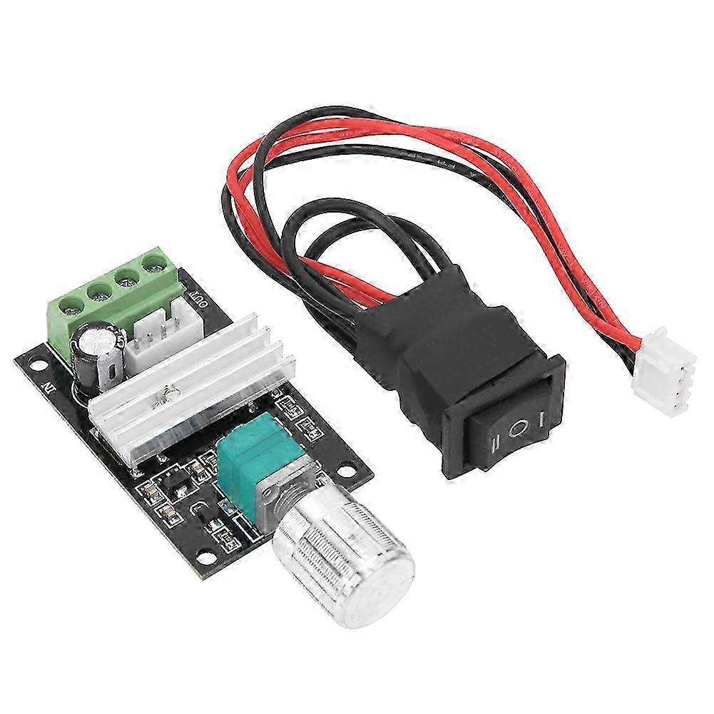 6-28V 3A PWM DC Motor Drehzahlregler Reversibler Regler mit Schalter
