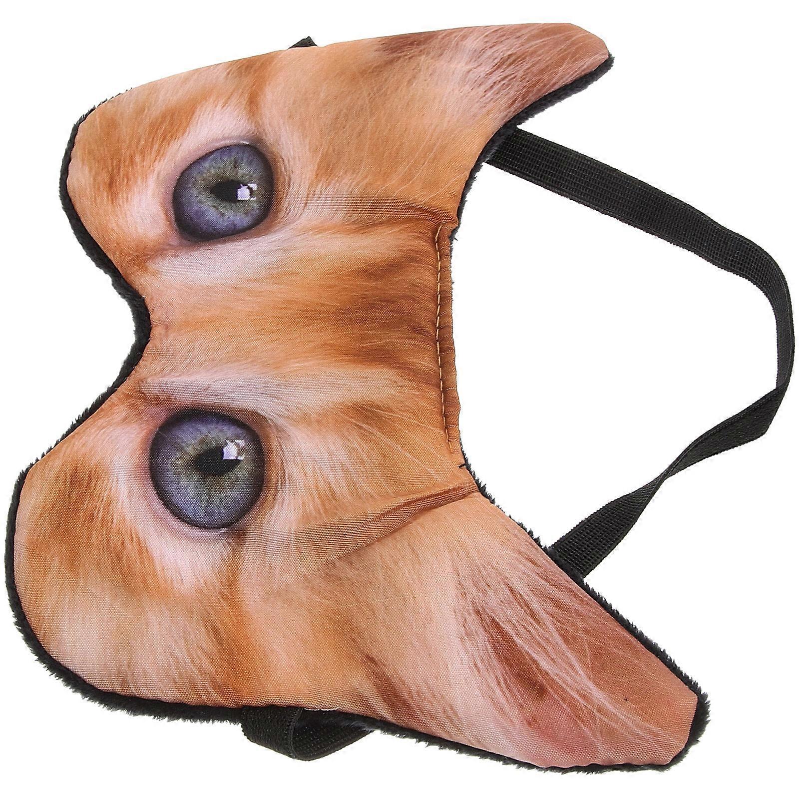 Cute Cartoon Eye Mask for Sleeping – Soft Light Blocking Cloth Eye Cover for Comfortable Naps, Office, and Travel – Unisex Design for Men and Women