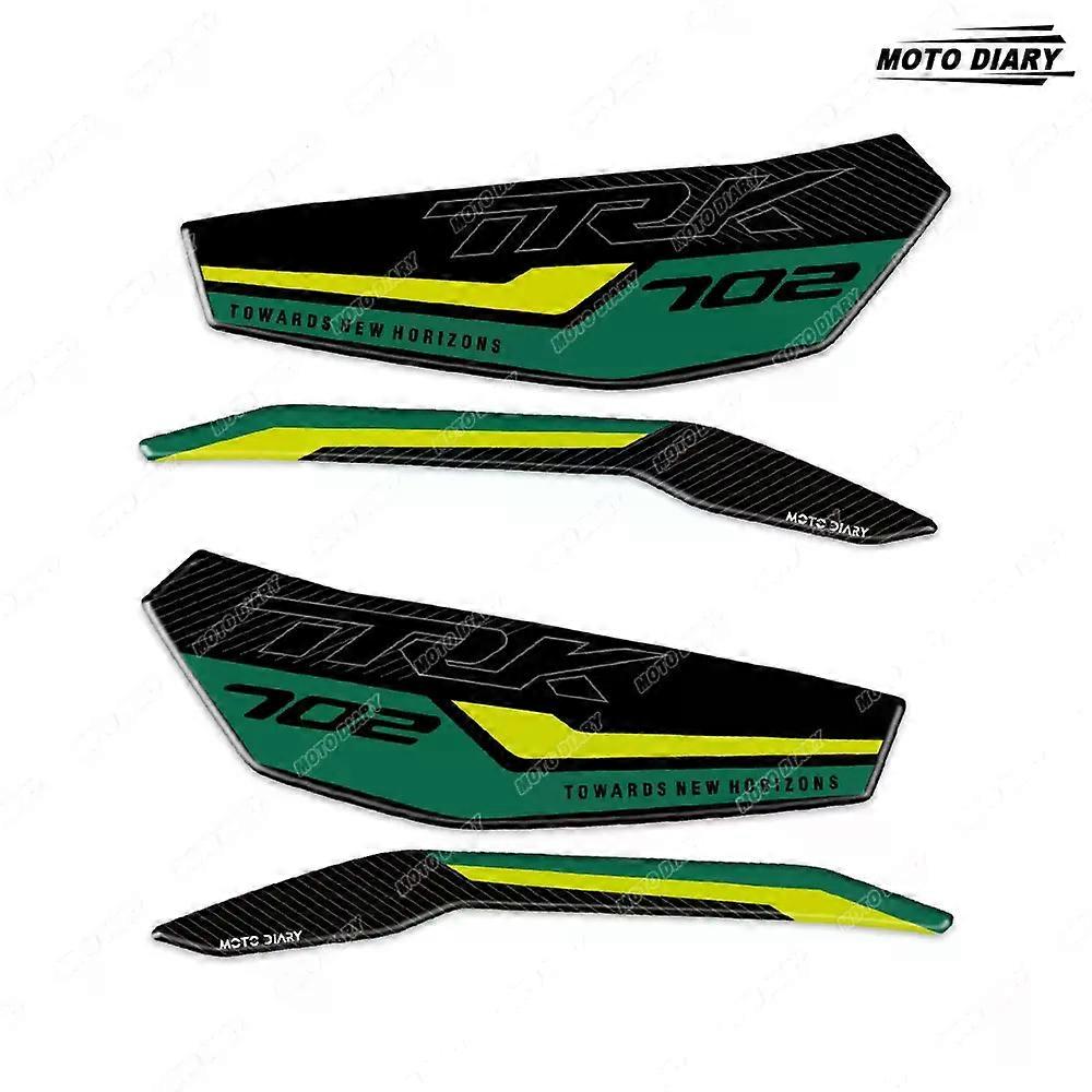 For Benelli TRK702 TRK 702 2023 2024 3D Resin Handguard Stickers Motorcycle Hand Guard Shield Protection Decals Kit