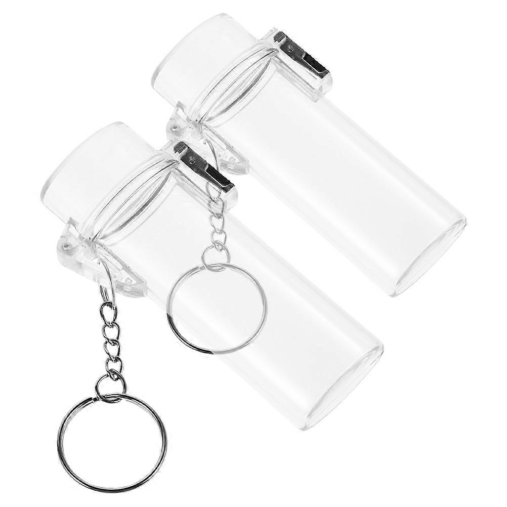 Stylish Portable Lighter Case Keychain Durable for Outdoor Use