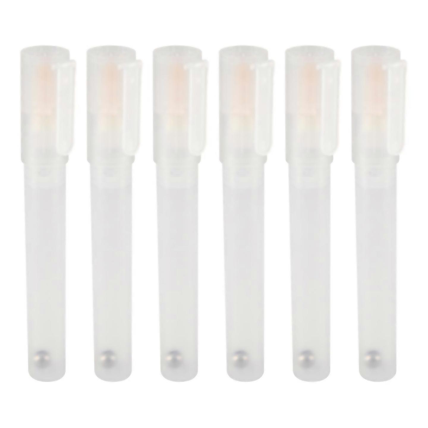 For 6 Empty Fillable Blank Paint Pen Markers Refillable Paint Pen