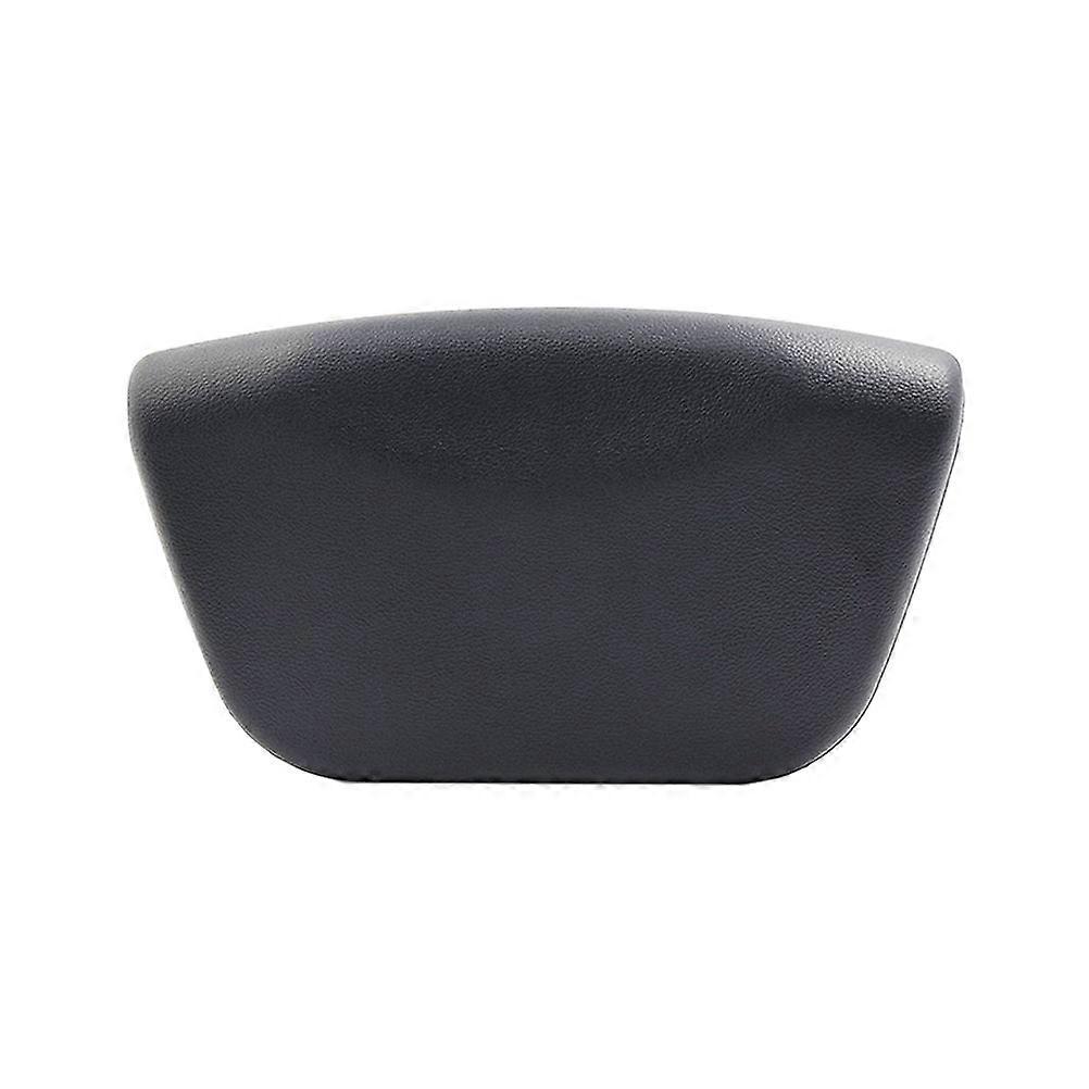 Bathtub Pillow Spa Headrest Quick-Drying Support for Back and Head Black 26.5x19cm 1Set