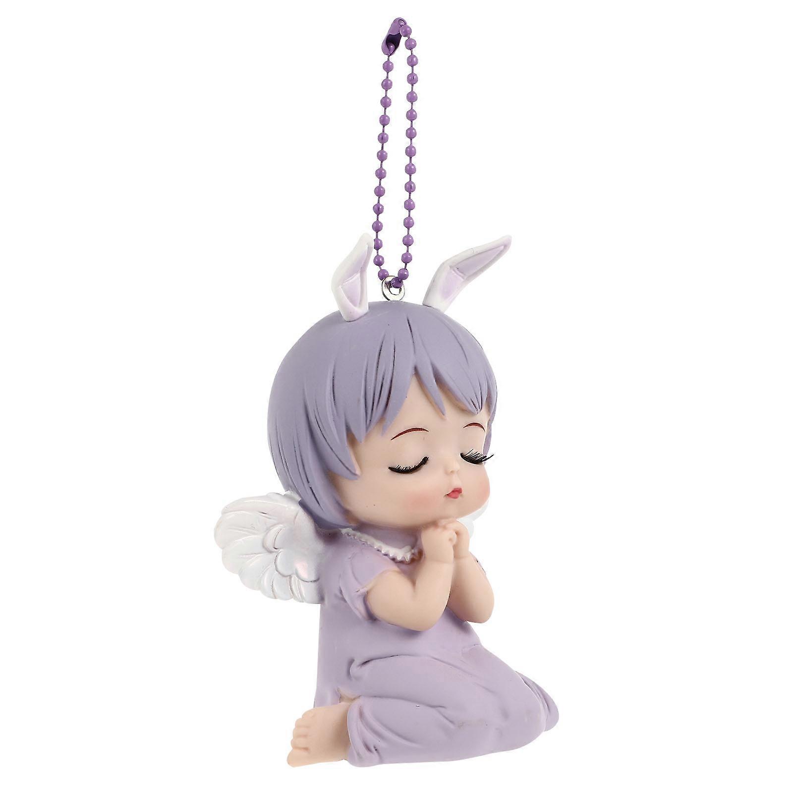 لطيف زخرفية سلسلة المفاتيح حقيبة يد قلادة الاستخدام اليومي زخرفة السيارة 1 قطعة