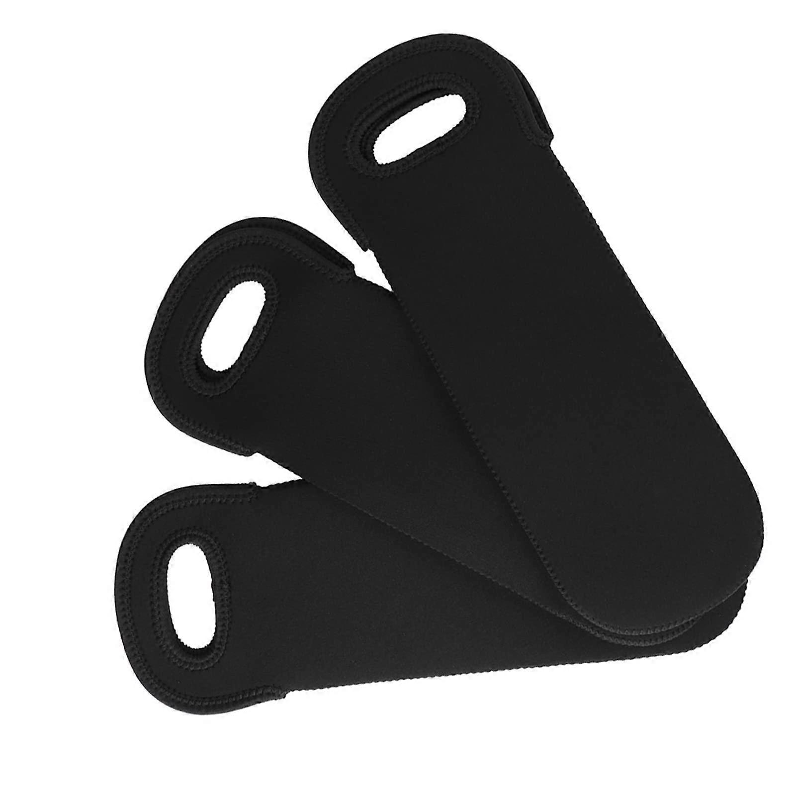 3pcs Neoprene Wine Bottle Covers, Wine Bottle Protector, Drink Holder, Elasticity, Soft Texture, Machine Washable with Handle