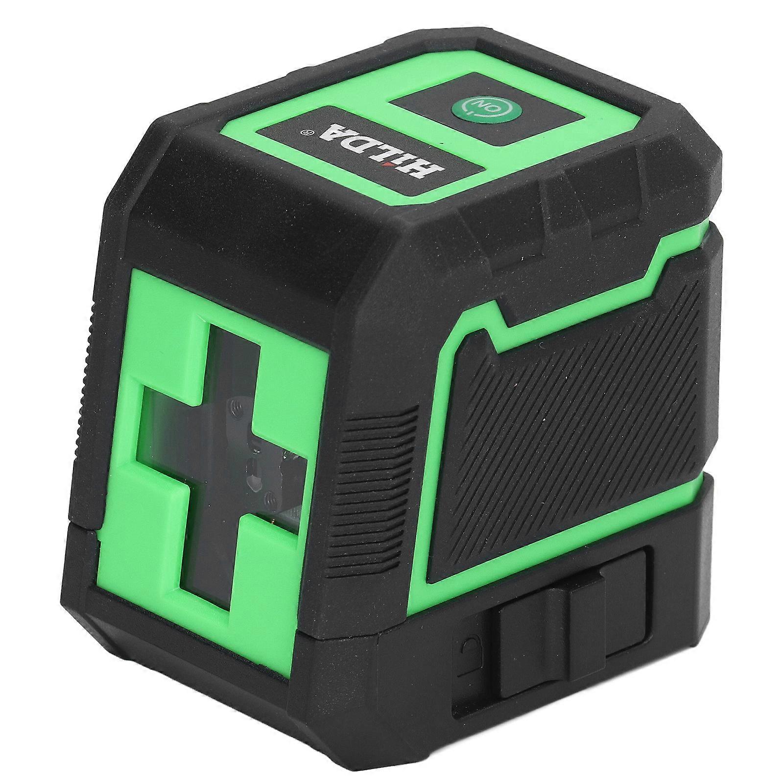 Cross Level Gauge Green Beam Leveling Device Self Leveling Horizontal Vertical Line Indoor 7.5 Meter