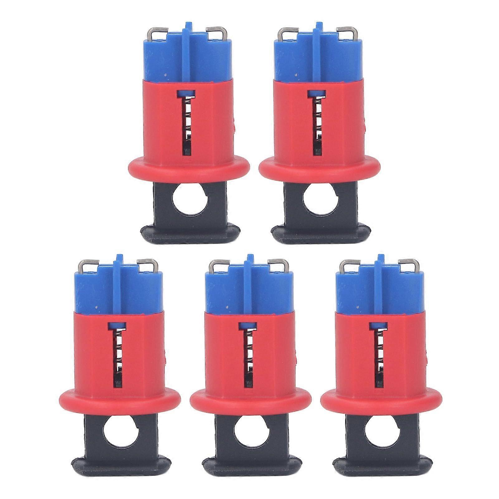 Latch lockout device in miniature locks for industrial use