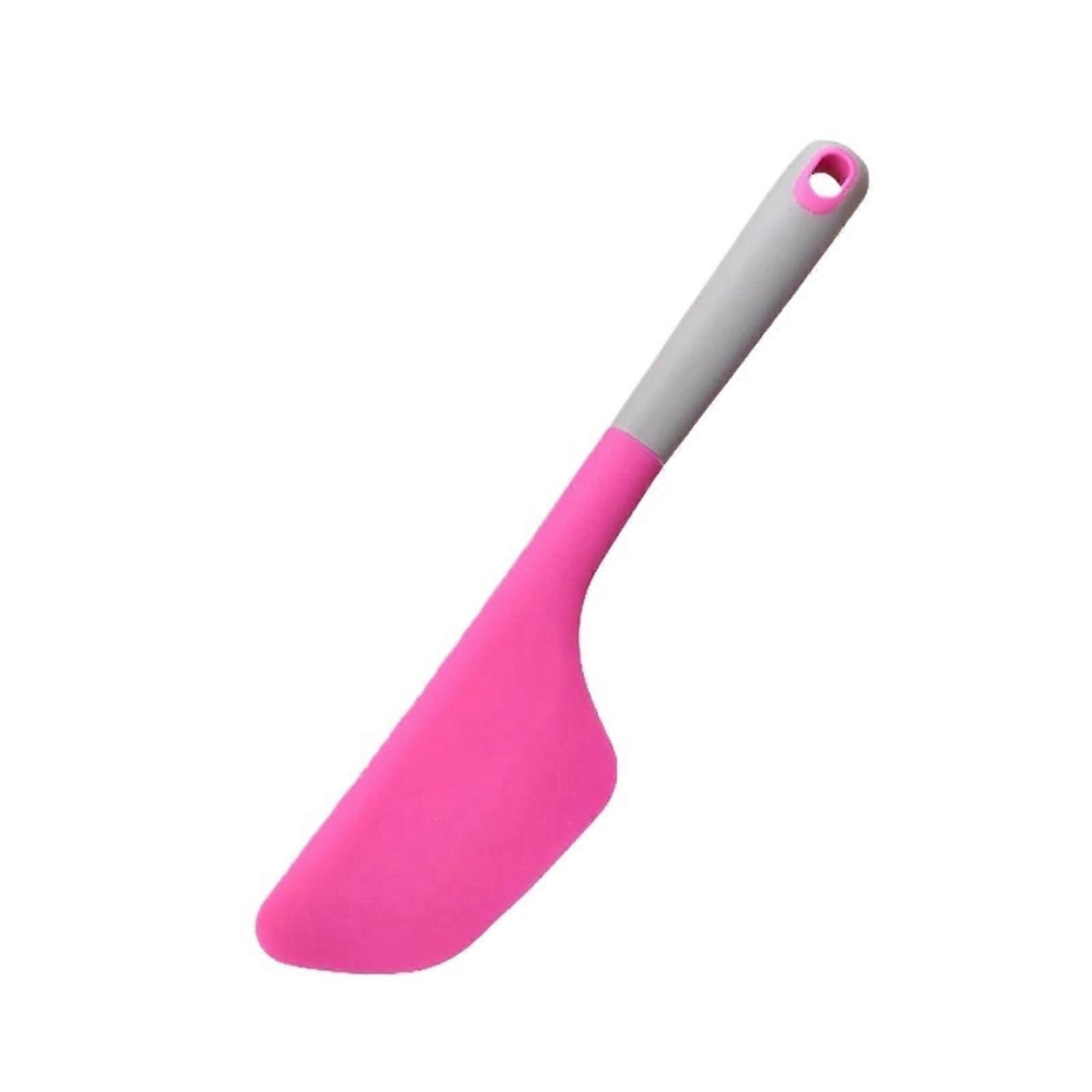 Silicone Spatula Extra Large 34 cm Anti-Stick Butter Spatula Heat-Resistant Cookie-Pastry Scraper Rose Red