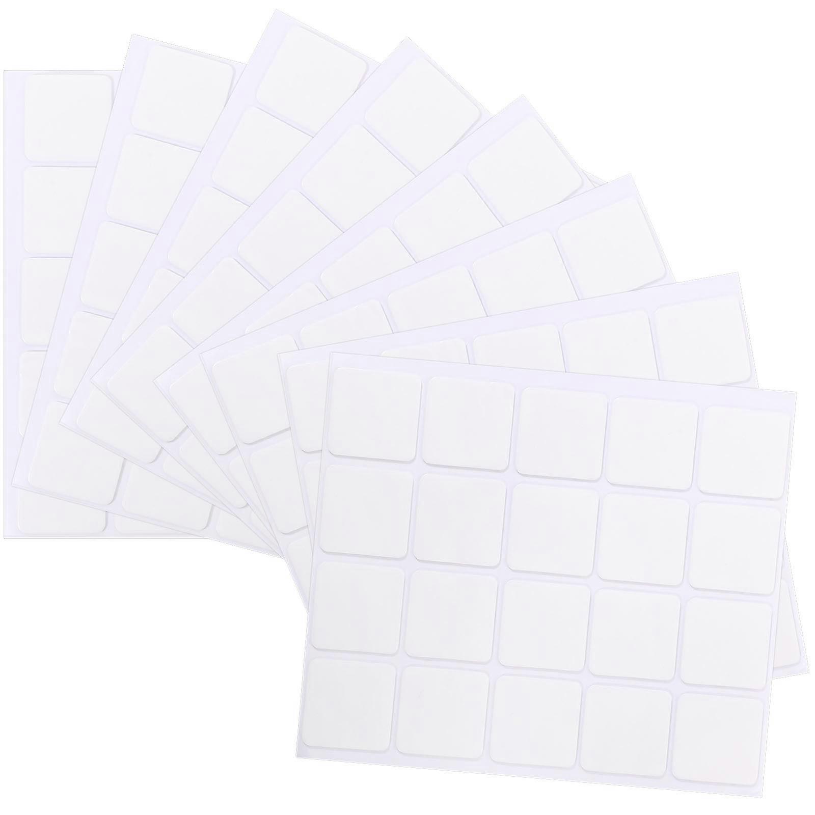 Square DoubleSided Tape for Arrow Use White Acrylic Adhesive 100pcs