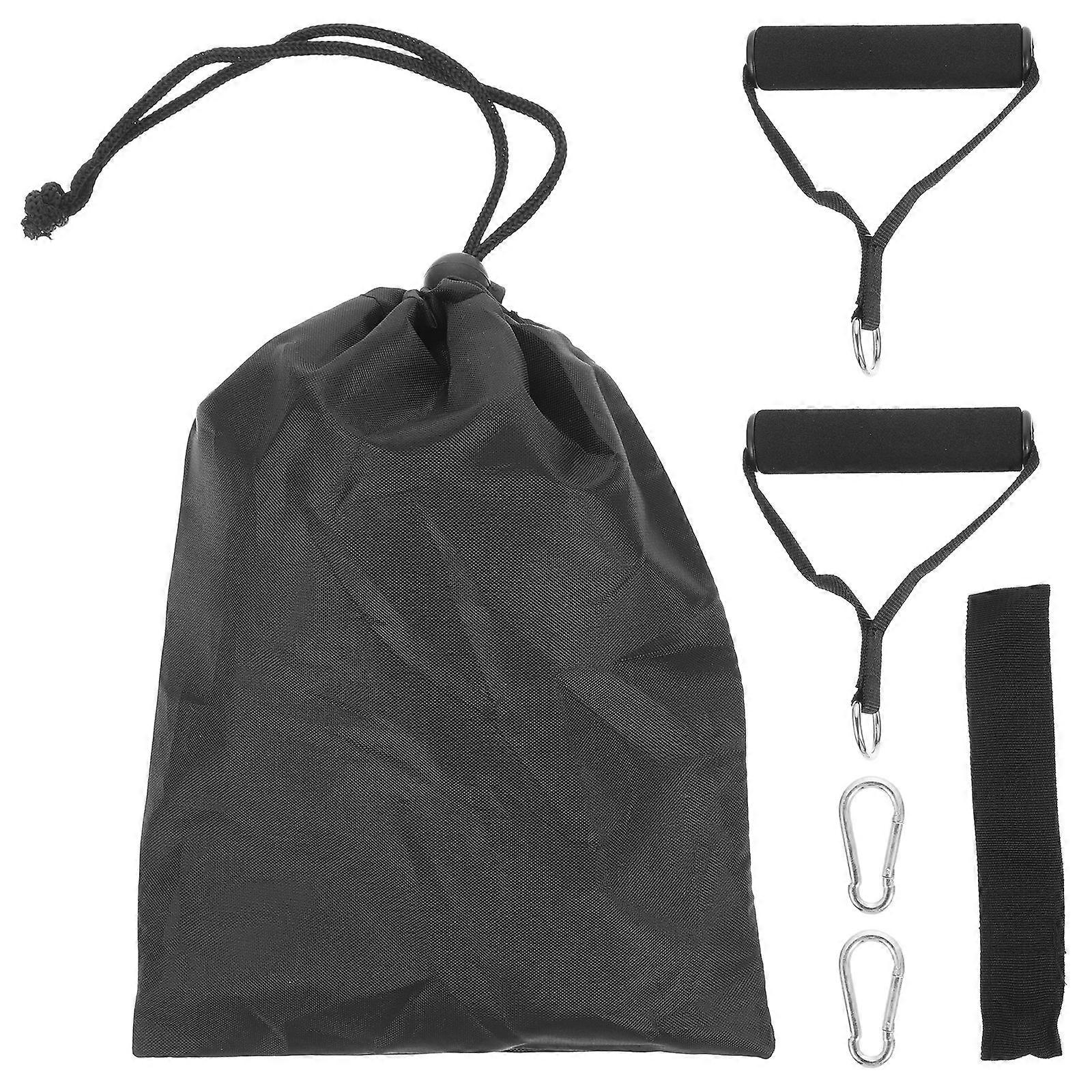 1 Set of Resistance Band Handles Fitness Grip Sports Equipment Workout Accessory