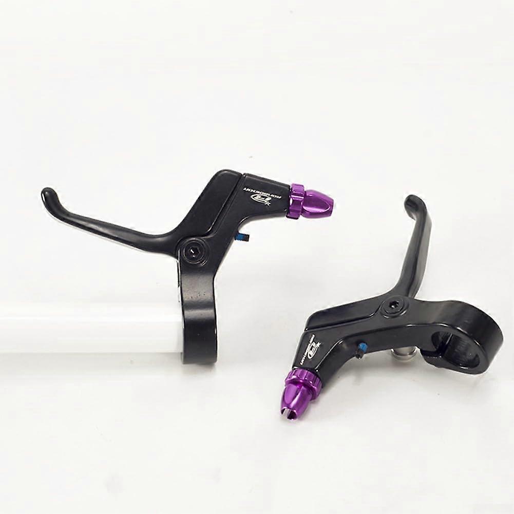 Brake Lever - Pushchair And Bicycle Brakes, Short Handle, Purple, Mechanical Disc/Linear Pull, Model 2450339659