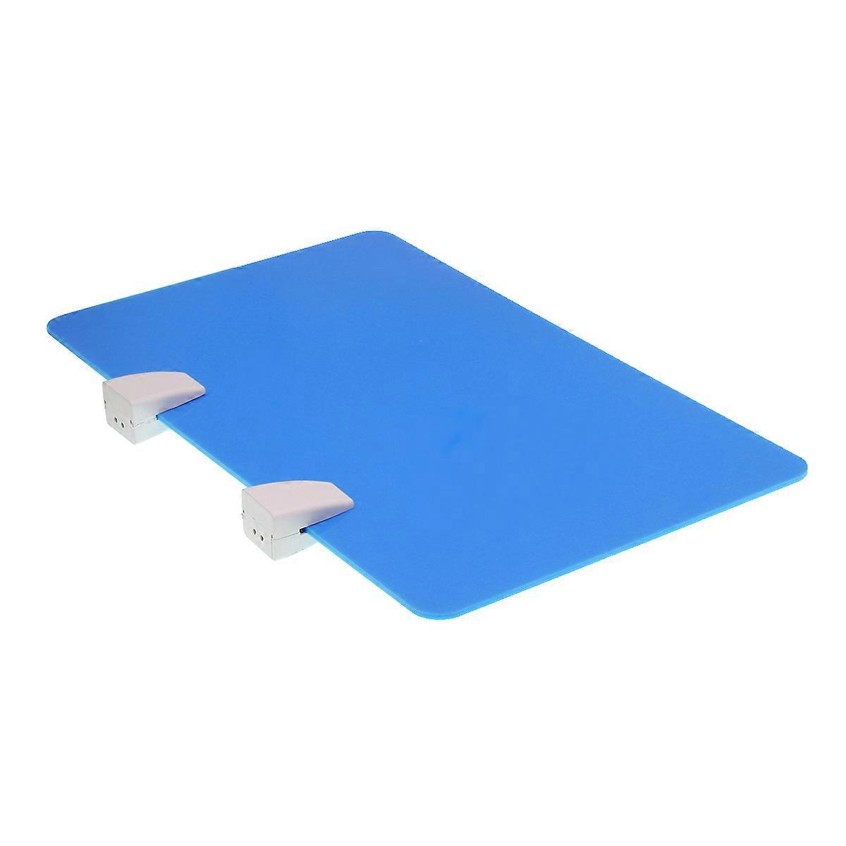 Acrylic Office Desk Divider with Clamp – Easy Install, Blue Privacy Screen for Office Partitions, Reduces Distractions, Fits Various Office Styles