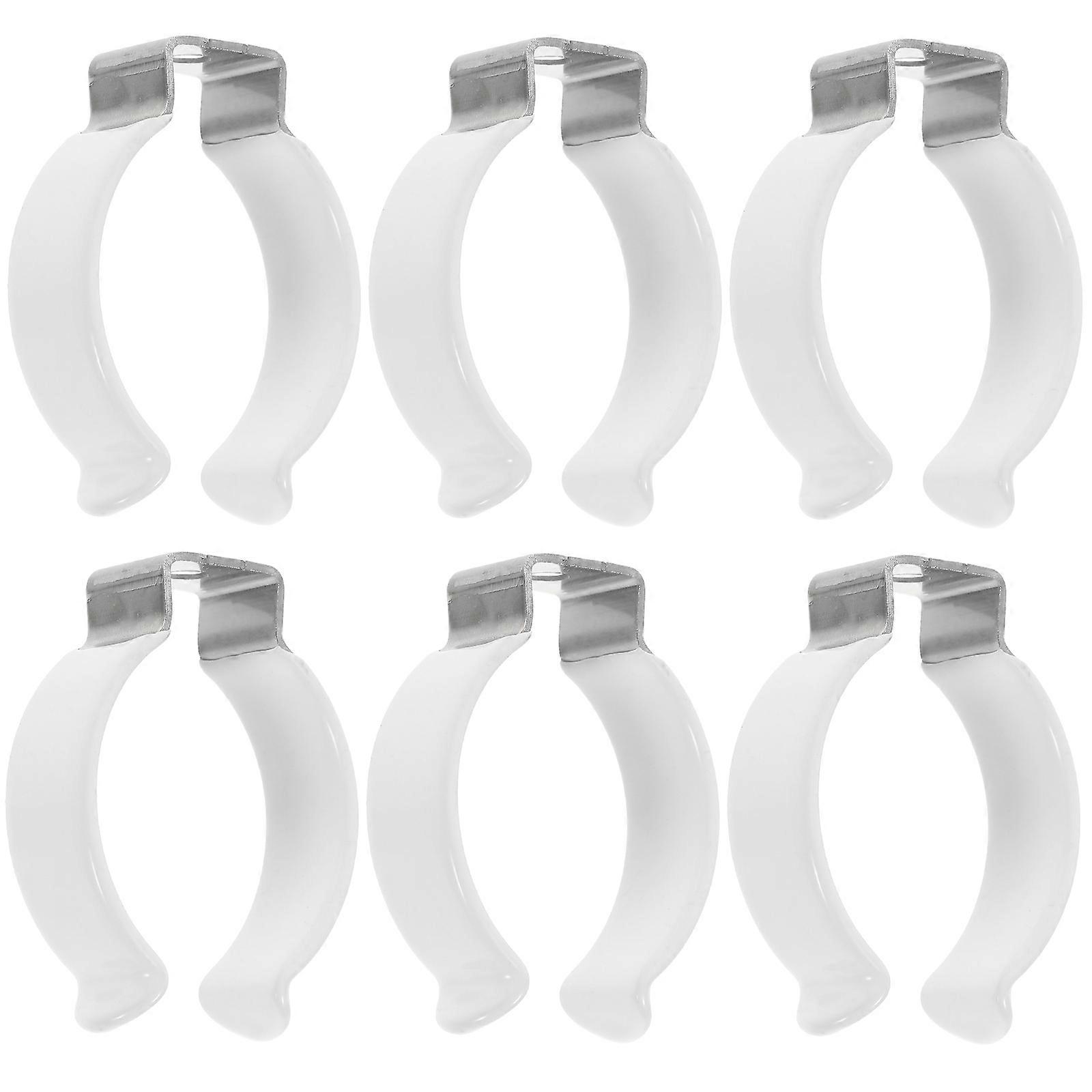 Lights Bracket T12 U Clips U-Shaped 4.70X3.40X1.50CM Fixing Led Bulb 6Pcs