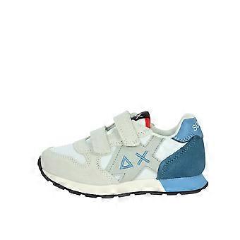 Baskets basses z35311b blanc/bleu clair