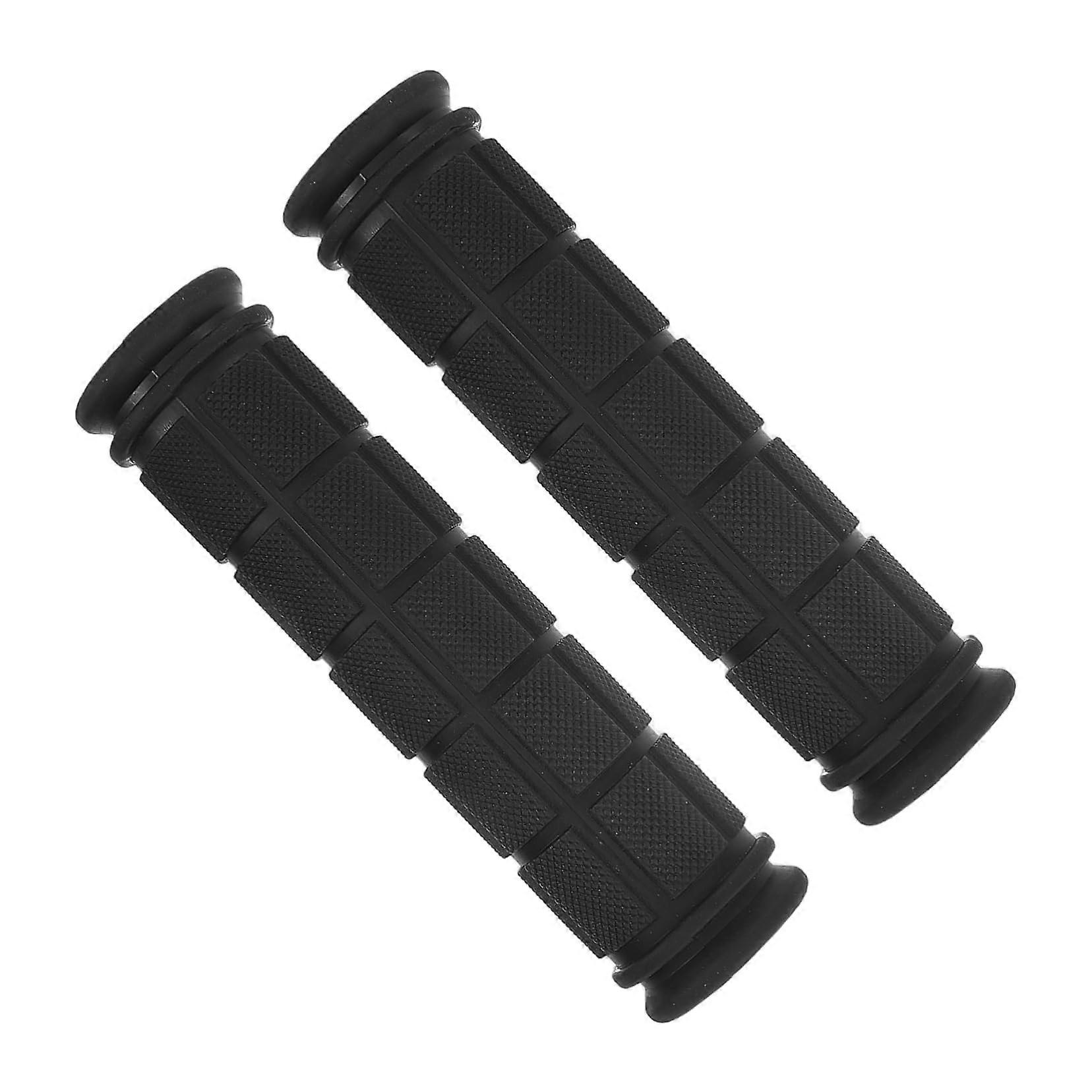 1 Pair of NonSlip Ergonomic Handlebar Grips for Mountain Bikes and Motorcycles with Effective Vibration Reduction and Durable