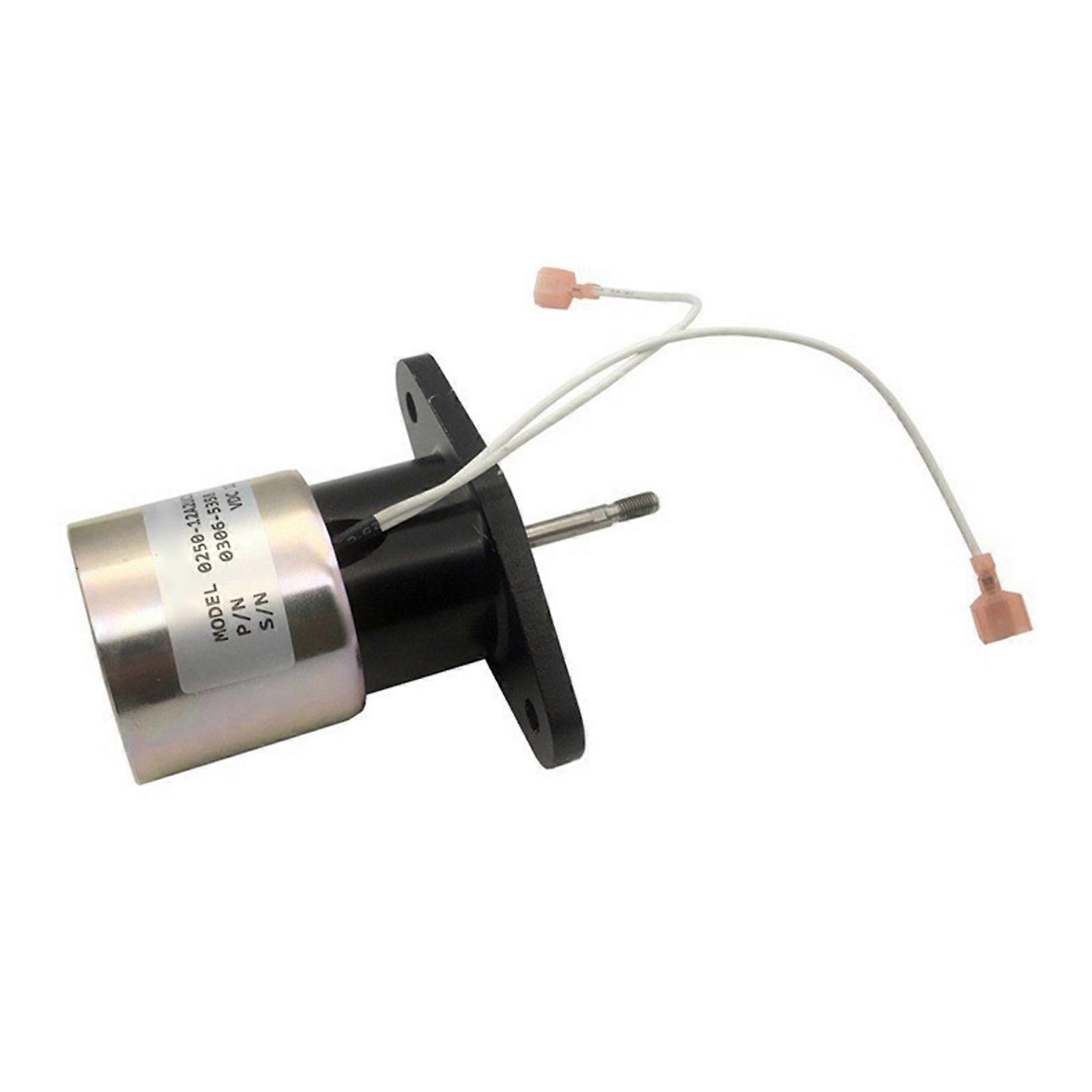 Quick Response Industrial Engine Fuel Shutoff Valves Emergency Flameout Control Solenoid 12V 24V Suitable For Generator Multicolor