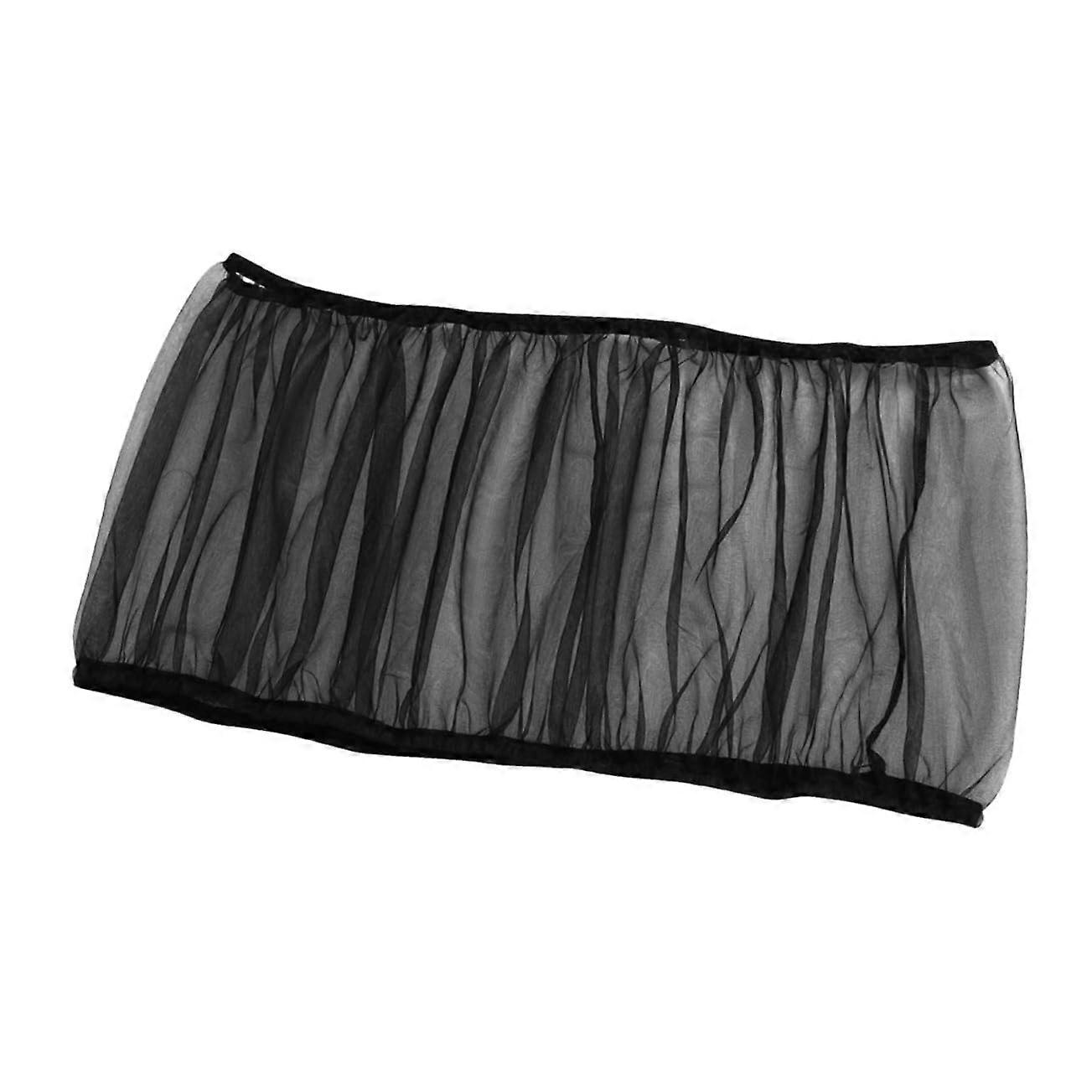 Bird Cage Cover Dense Mesh Washable Reusable Protects From Dirt And Feed For Parrots Black Height X Circumference