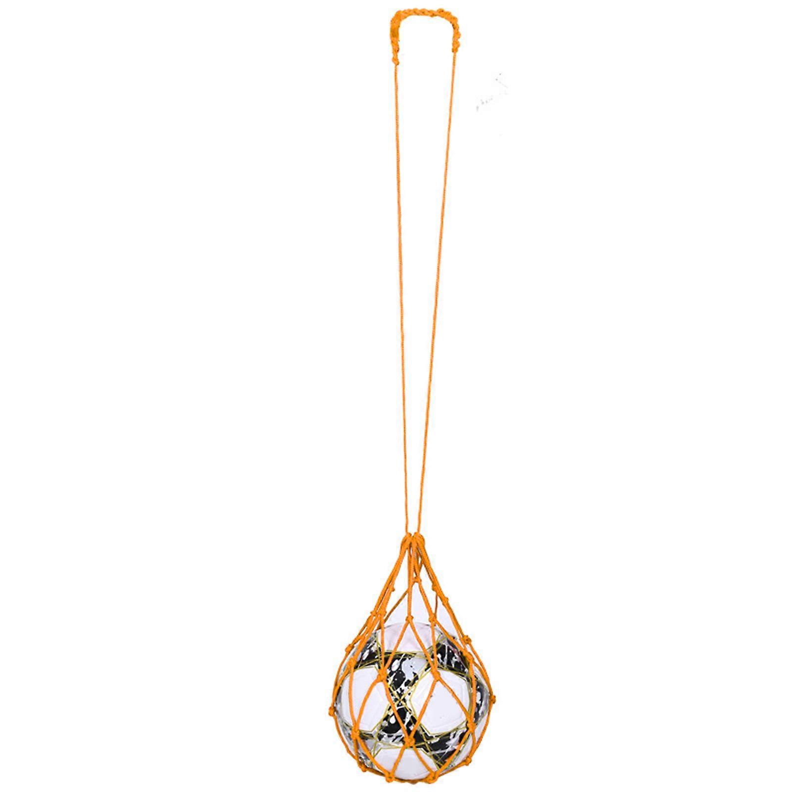 Soccer Kick Trainer Net with Soccer Locked Net Designs, Soccer Bungee Training Juggling Net Fits Soccer Size 3, 4, 5 Yellow