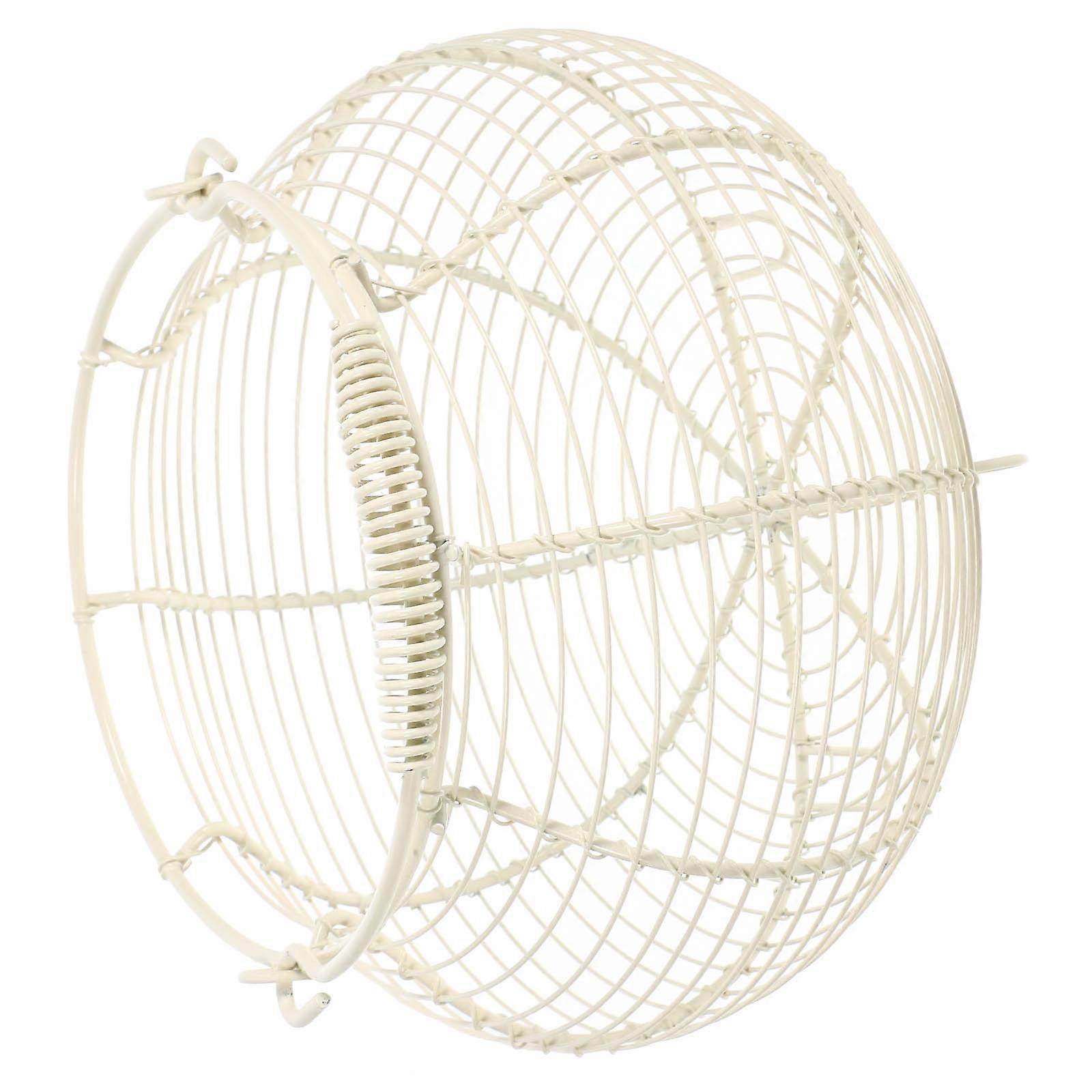 Iron Wire Basket Fruit Basket for Storage Use White Vegetable Holder