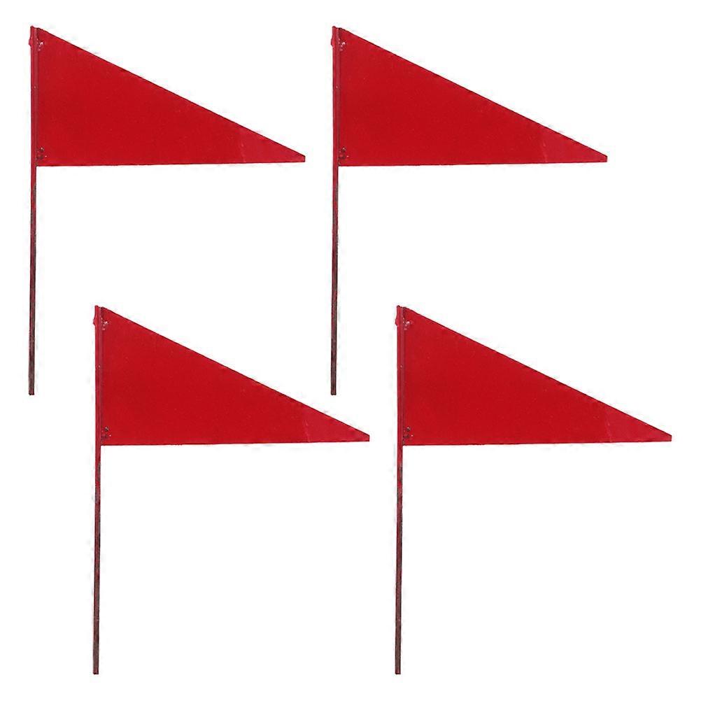 Garden Marker Flags Iron for Yard Irrigation Use 4Pcs Pack
