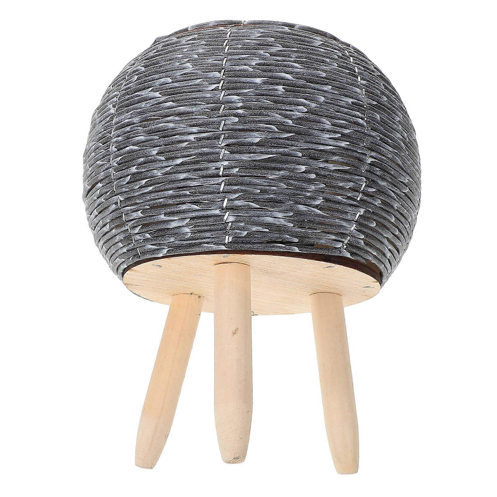 Flower Display Planter Container Storage Holder Simple Design Plastic Woven Planter Basket 1Pack