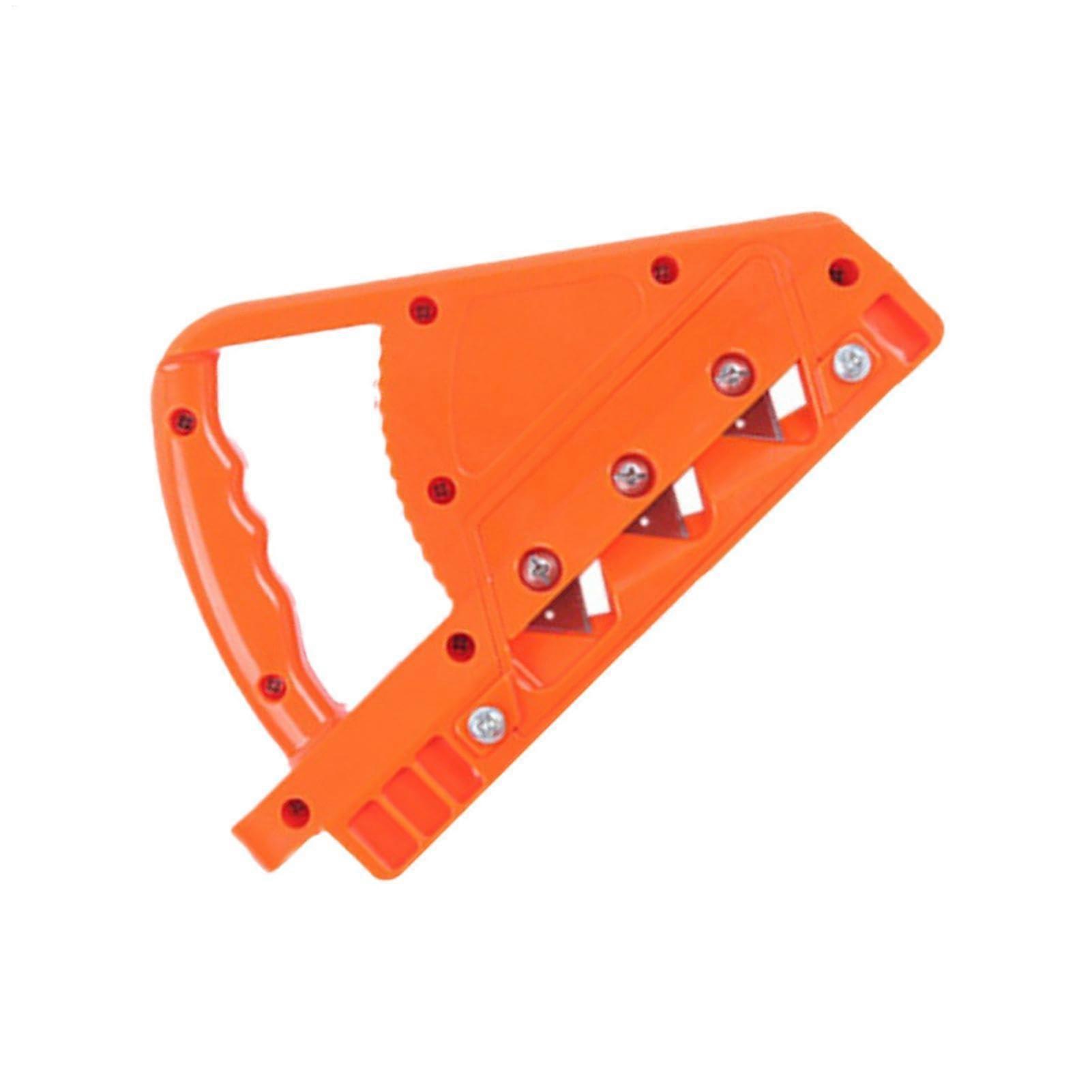 Drywall Chamfer Tool Set, 45 Degree & 60 Degree Edge Chamfer Hand Planer with 10 Cutters for Plasterboard Cutting