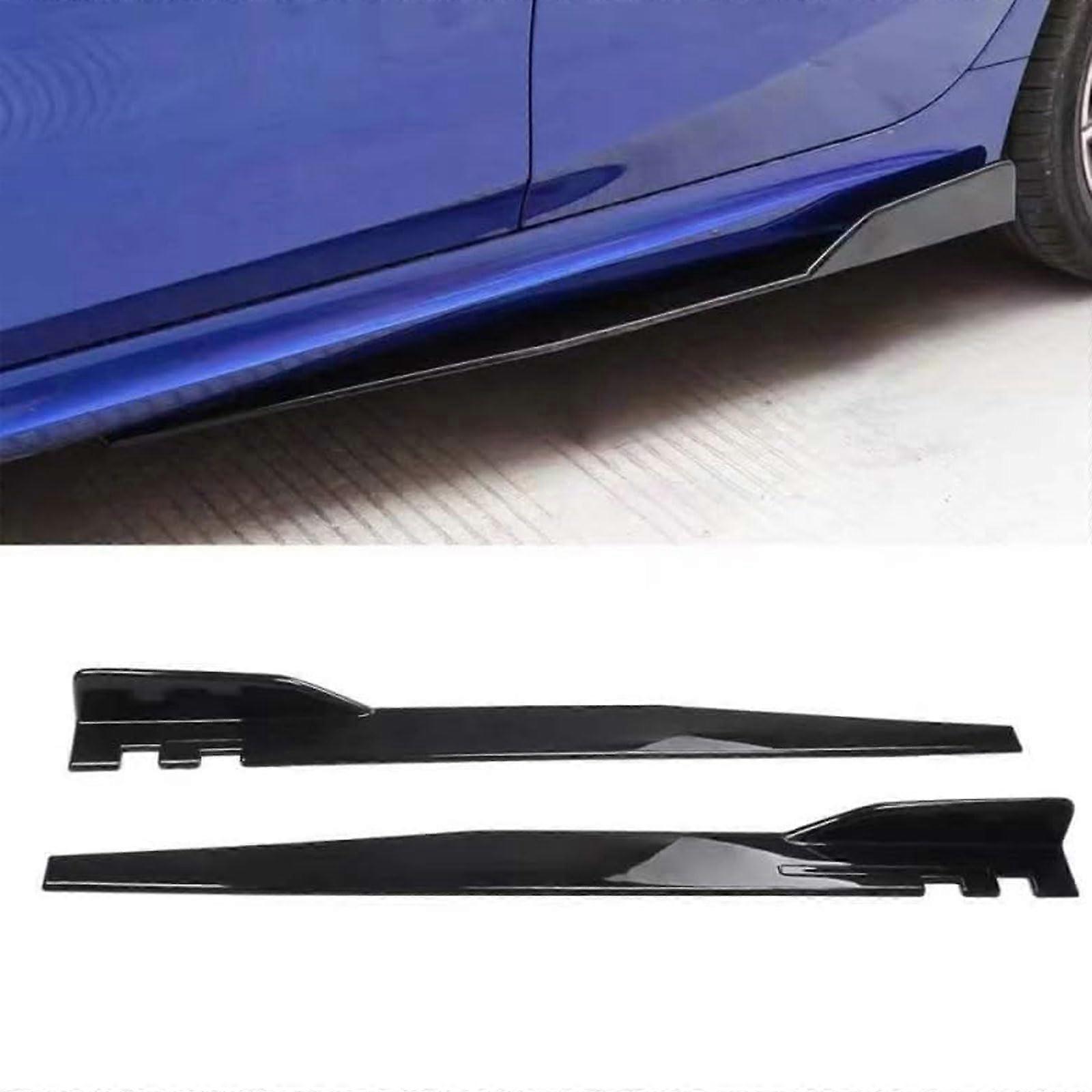 Auto side skirts for Cupra Tavascan , Diffuser Spoiler, Bright Black