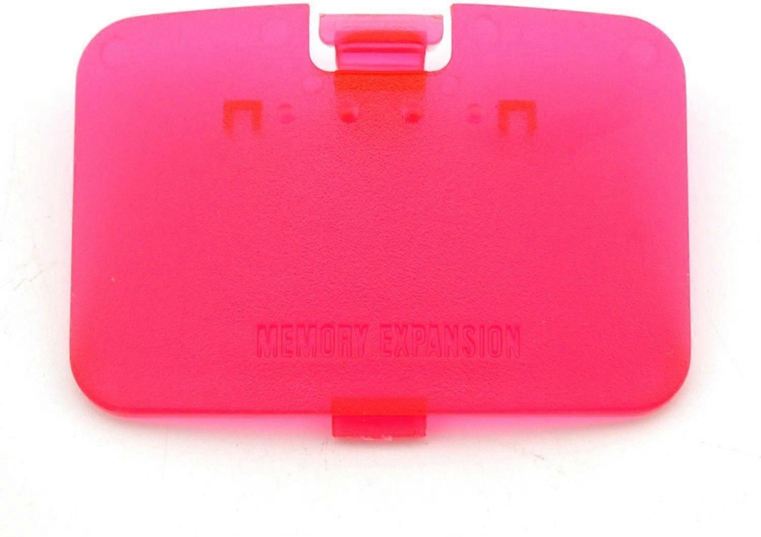 Replacement Memory Expansion Door Shell Case for Nintendo 64 N64 Console Replacement Parts – Transparent Red