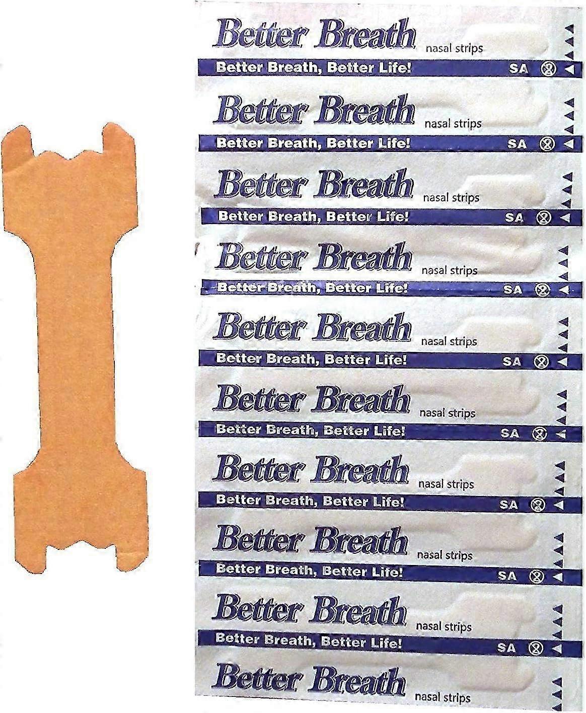 Premium Nasal Strips for Better Breathing - Small/Medium Size - Anti-Snoring Solution - Pack of 100 Strips
