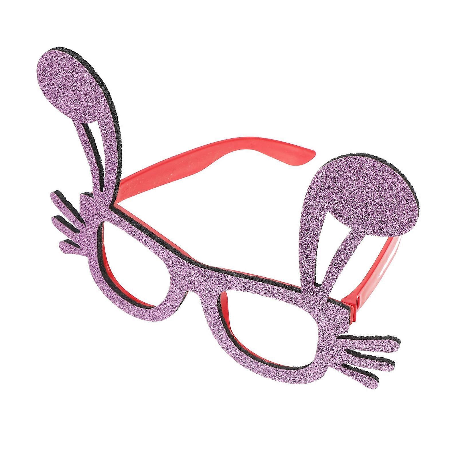 Creative Bunny Ear Glasses Party Prop For Women And Children In Assorted Color Suitable For Birthday And Easter Party Celebrations 1Pcs