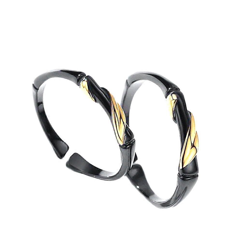 1 Pair Couple Ring Design Ring Open Finger Rings Decorative Ring