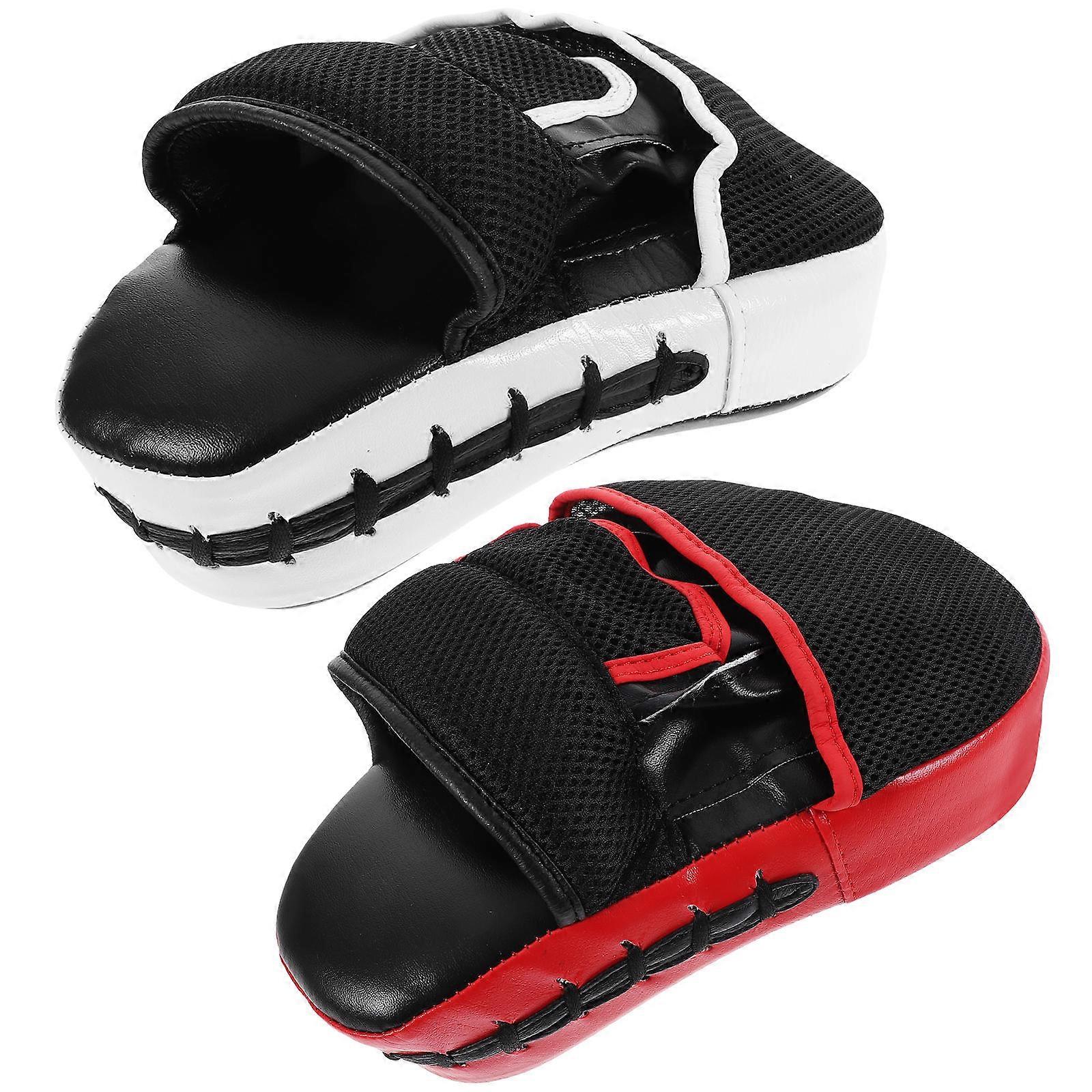 FRCOLOR 1 Pair Boxing Pads for Taekwondo Foot Thai MMA Karate Kung Fu Gym Training