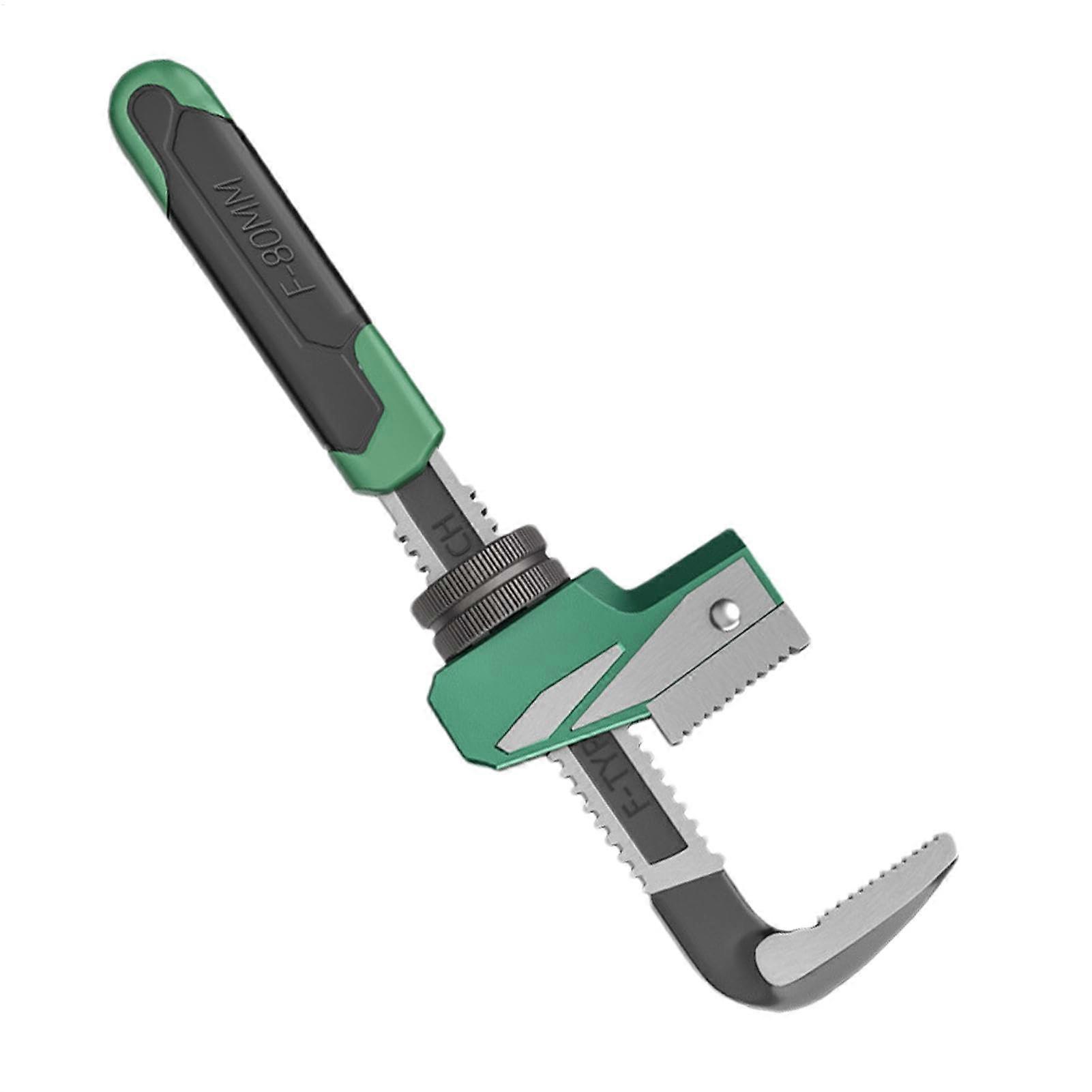 Pipe wrench Pipe vise wrench Ftype, adjustable wrenches, multifunctional work light extension wrench with rightangle design for specially shaped.
