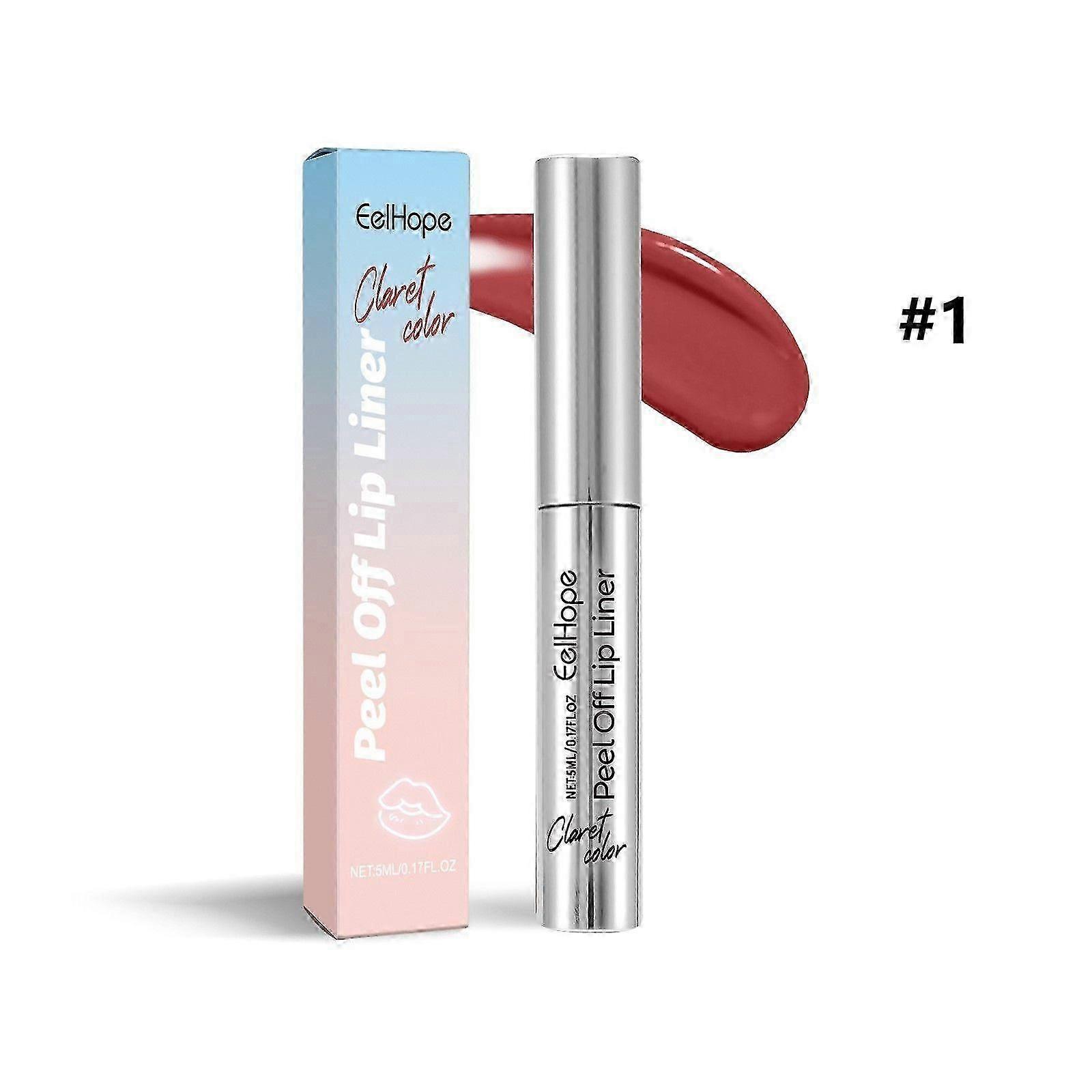 Läppfärg, Peel Off läppfärg, läppfärgningsfärg, Peel off läppennafärg, 3 färger läppfärg Peel off färg tatueringsfärg vattenfast långvarig, ingen smet