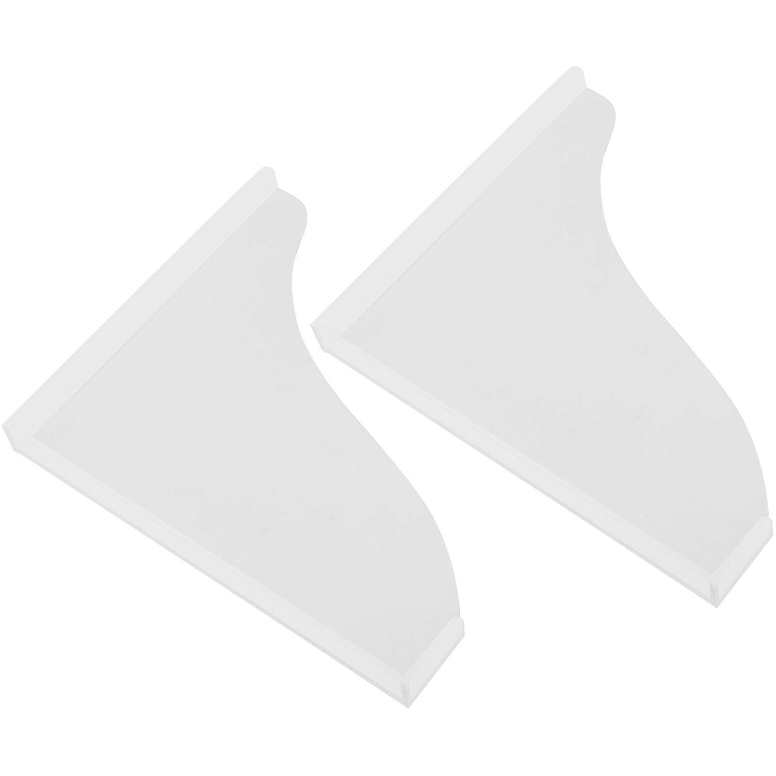 Acrylic Bathtub Splash Guard with Self Adhesive Tape Water Leakage Protection for Bathtubs and Sinks Easy Install Includes Clips