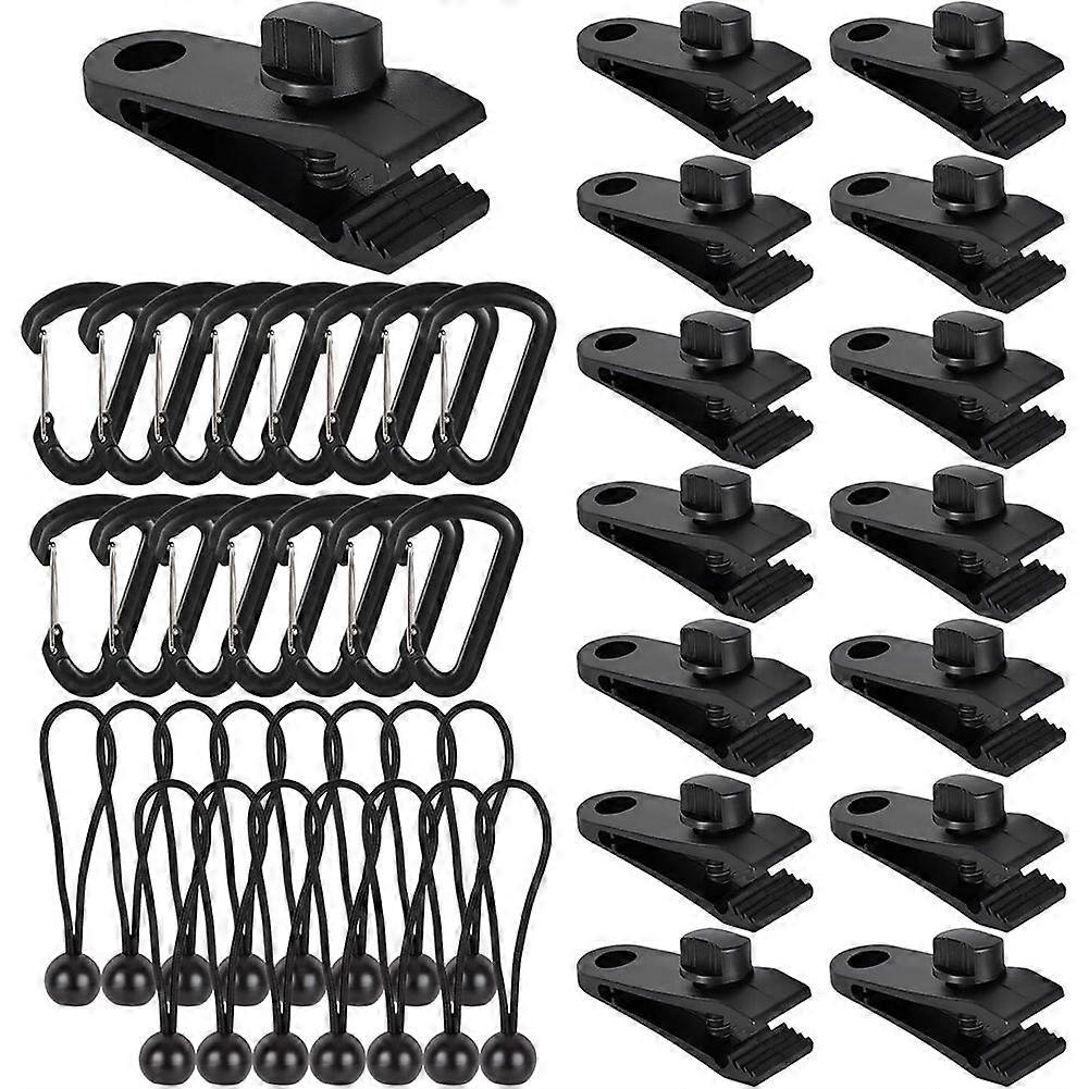 45pcs Tarp Clips, Tarp Clips Heavy Duty, Tie Downs