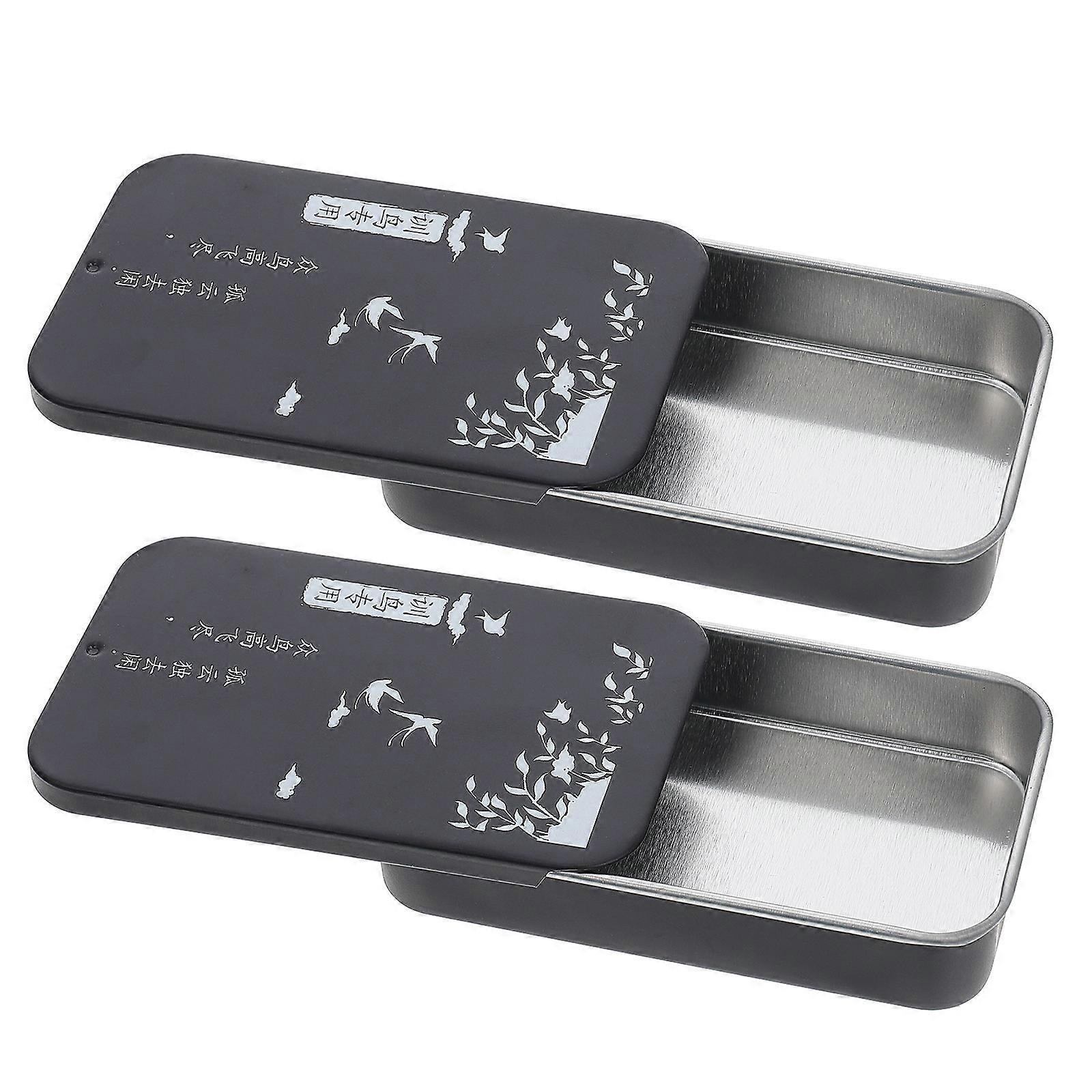 Bird Feeder 2Pcs Portable Food Storage Containers Crafted From Tinplate Ideal For Outdoor Bird Training With Lightweight Design