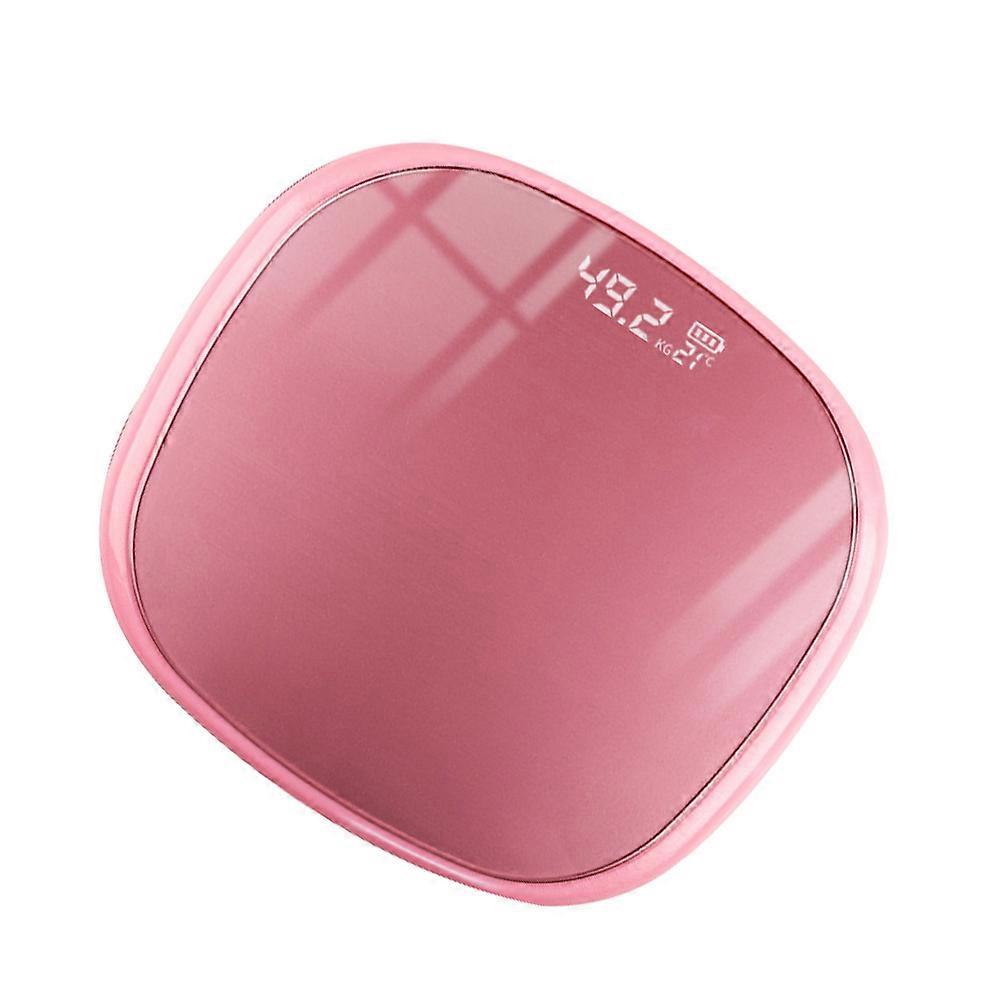 Weight Managing Scale 1Pcs For General Users At Home Use With Pink Color And Rectangular Shape Featuring LED Display Technology