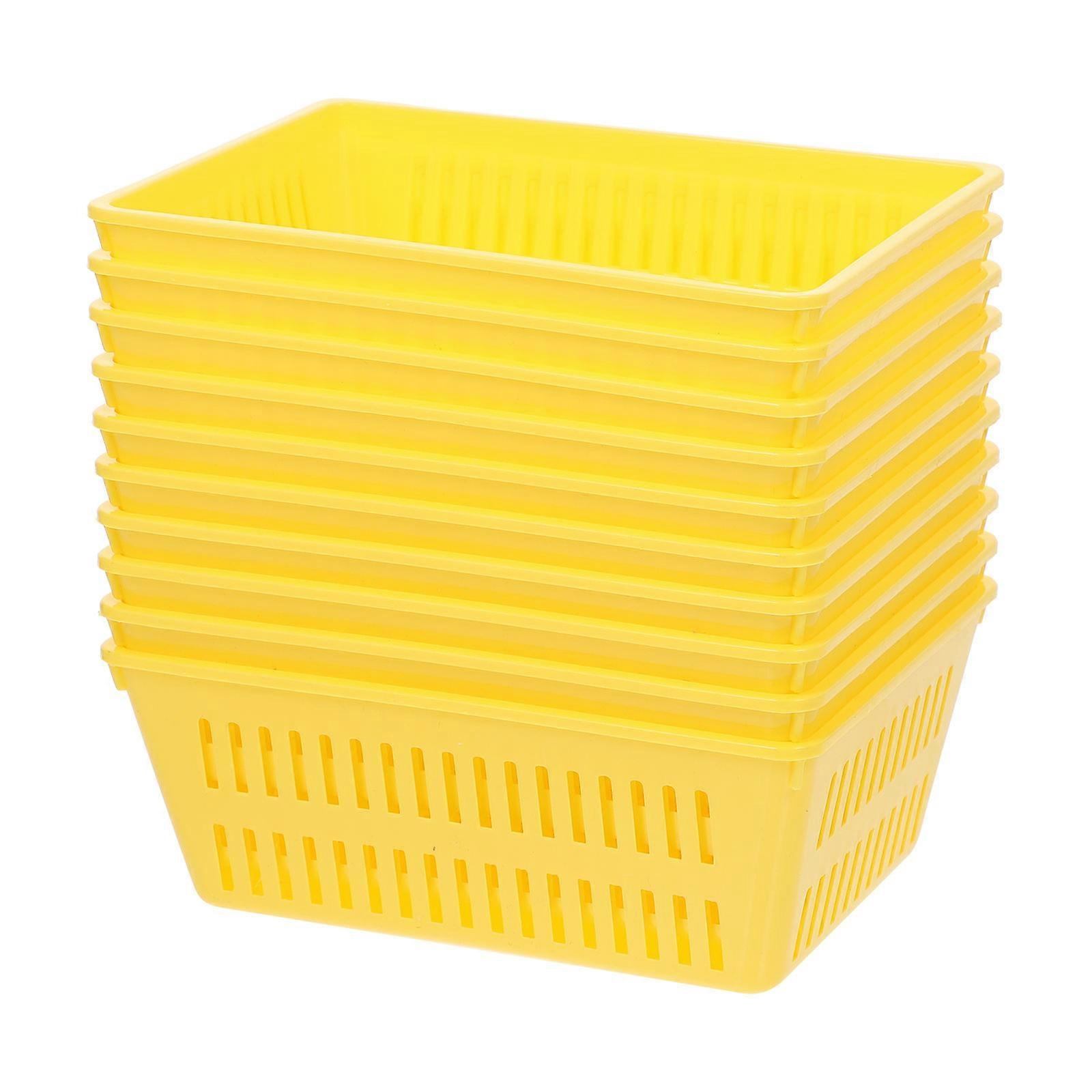 Mini Storage Bins Organizer Trays Tiny Basket For Home And Office Desktop Drawers Organization