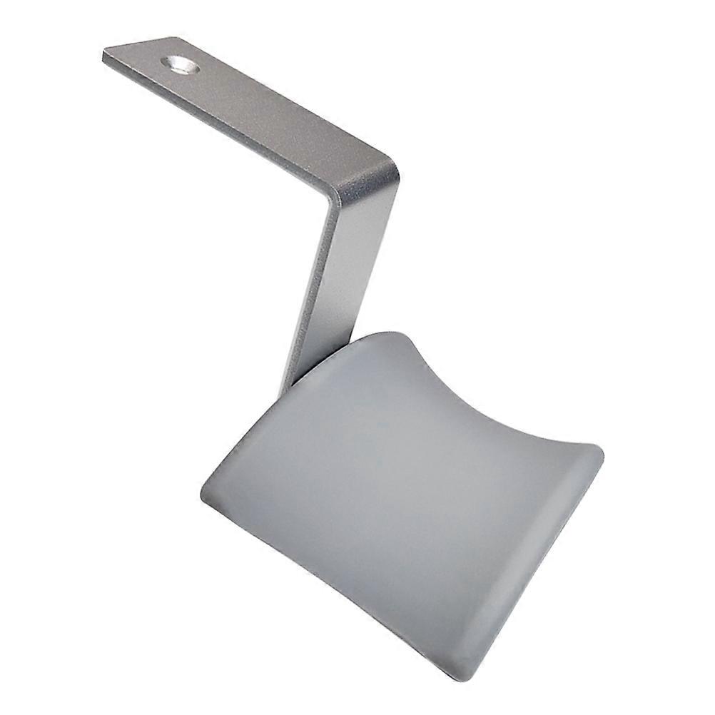 Back to School Headphone Holder Hook Metal Wall Mount for Monitor Desk with Strong Adhesive Grey Small Size