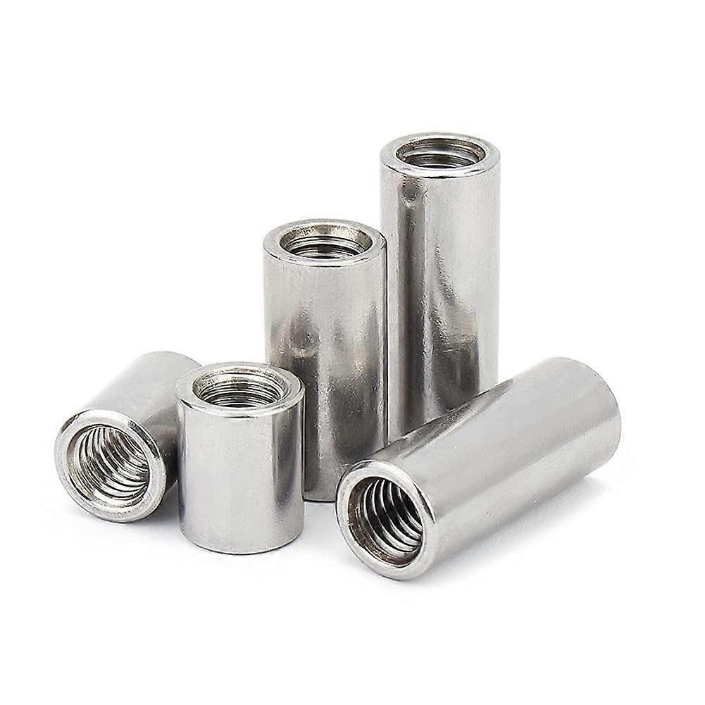 Gewindemuffen Threaded Sleeves for Internal Threads, Stainless Steel V2A A2 M3*5*6, 50 Pcs, Long Nuts and Spacers