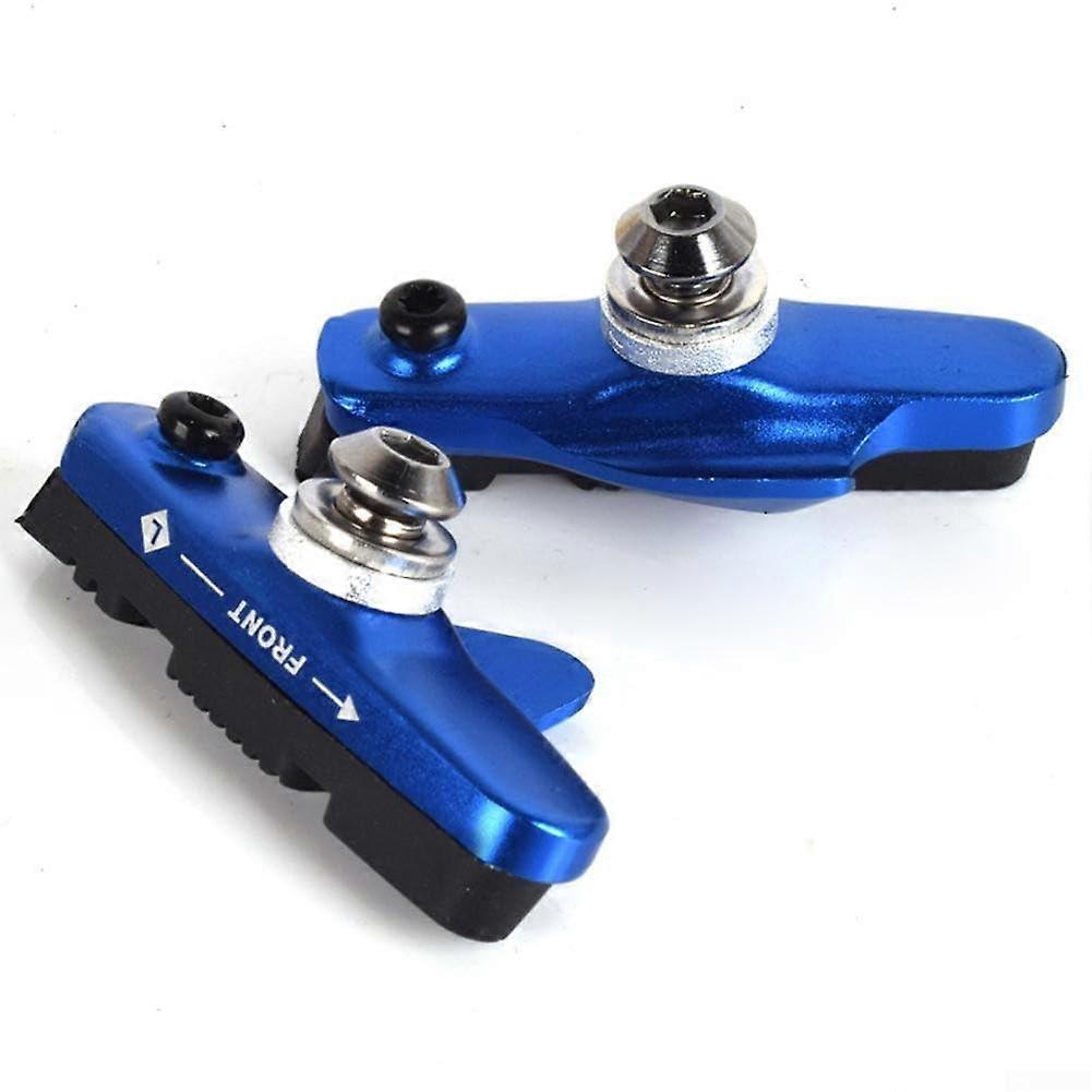 Aluminum Alloy Brake Pads for Stable Street Brake Calipers, Blue Color, Compatible with Various Models