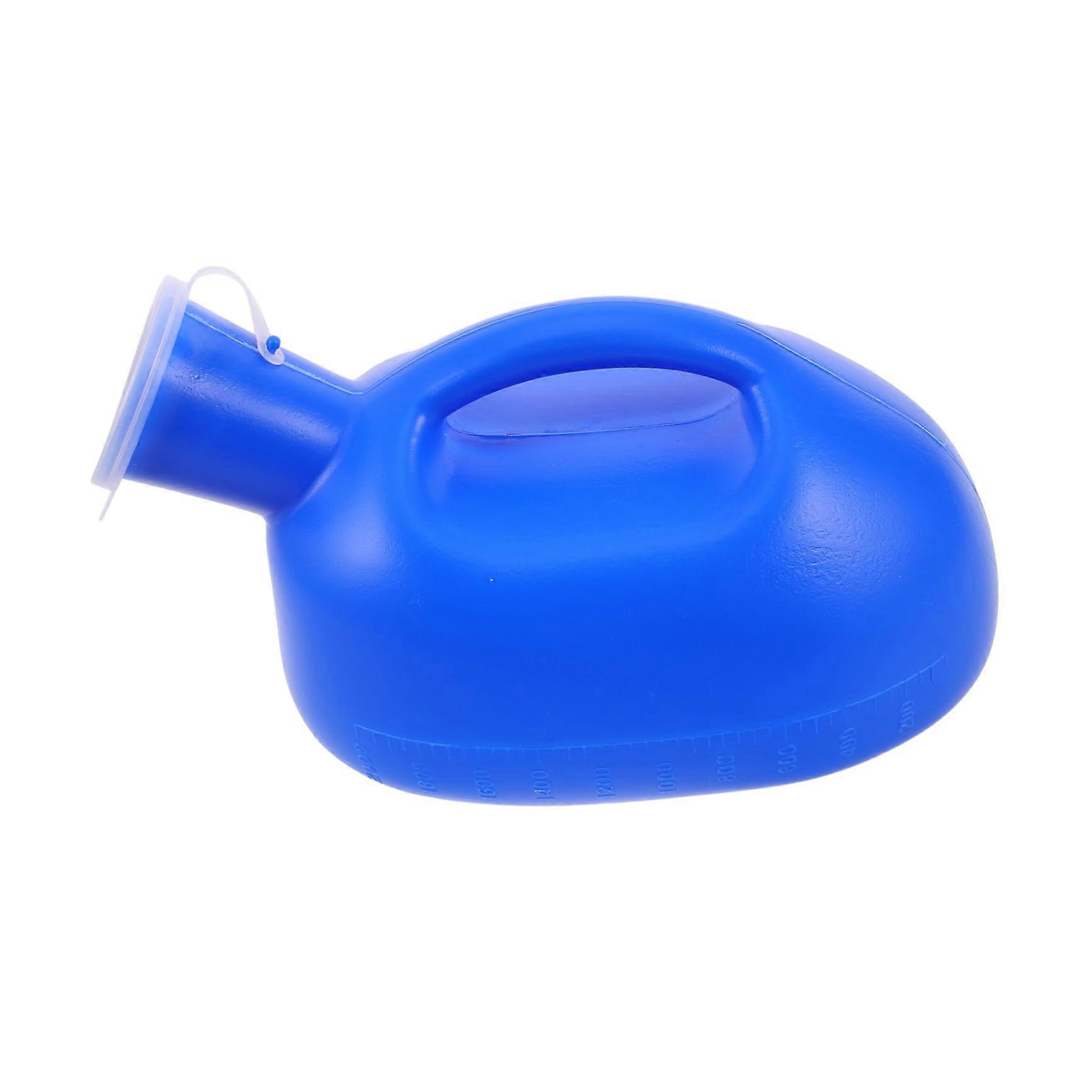 Portable Urinal Bottle for Men – Thickened Reusable Plastic Travel Urinal, Compact and Leak-Proof Solution for Seniors