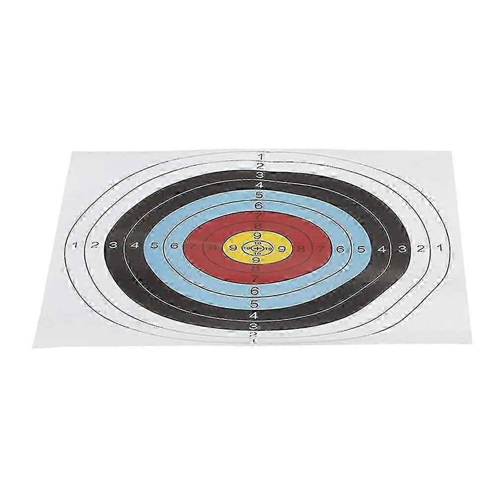 20 Pcs Archery Target Face Shooting Targets Fluorescent Targets Paper Target Sticker Target Paper-FCY