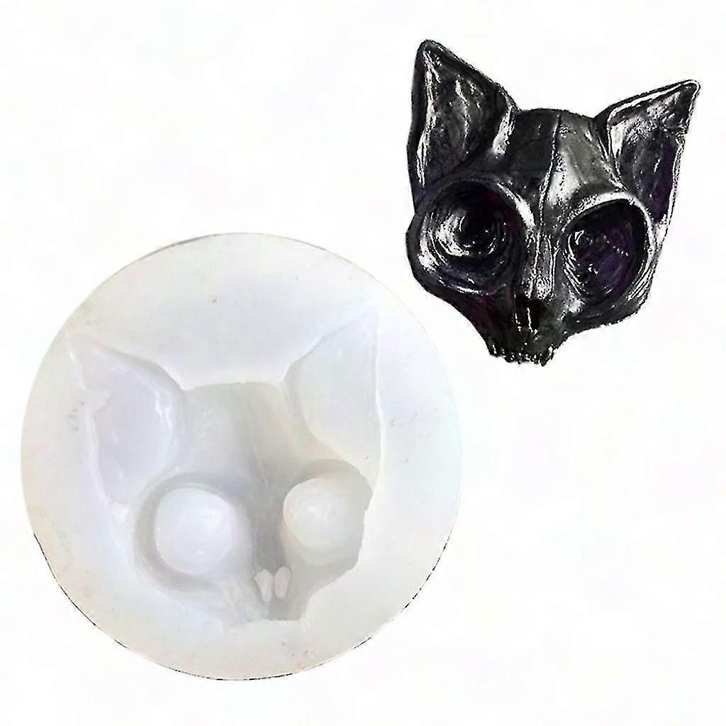 Sphynx Cat & Raven Skull Silicone Mold for Epoxy Resin Casting
