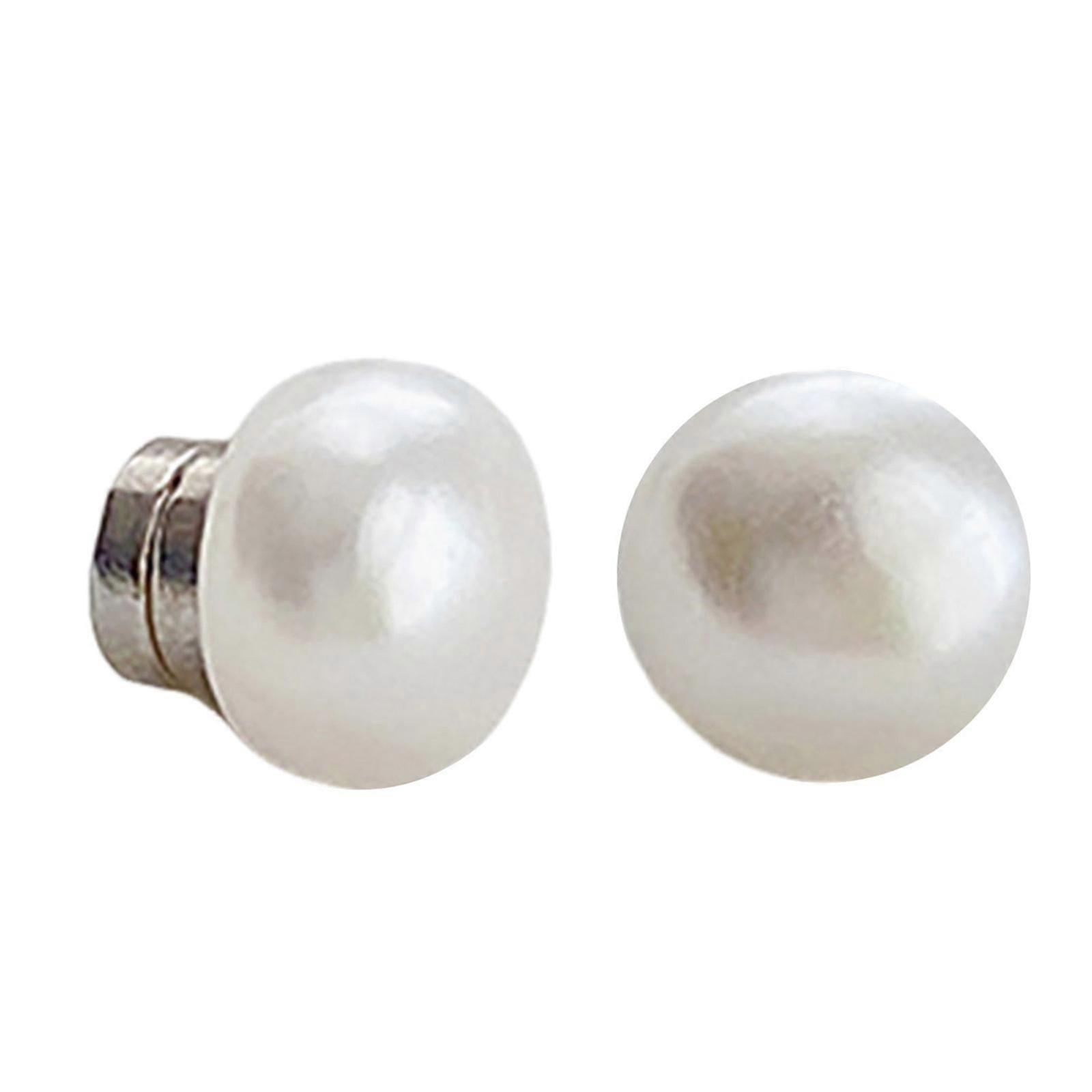 Elegant Magnetic Pearls Clip Earrings Not Piercing Required Ear Accessory Suitable for Daily Wear and Special Occasions