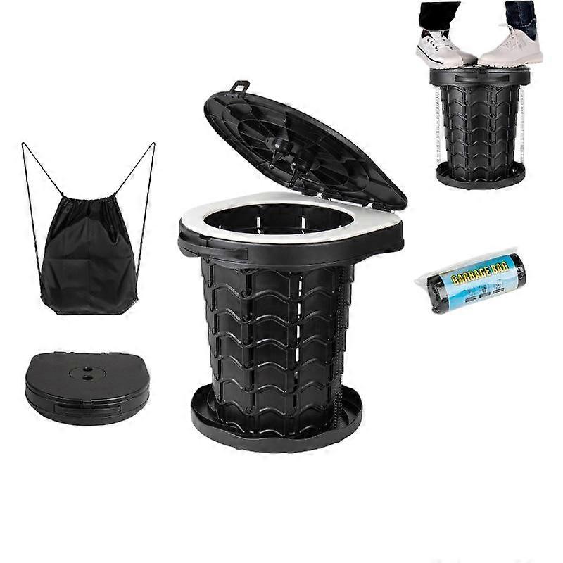 Faltbare Außentoilette, in einer Sekunde geöffnet, PP-Material, Außentoilette