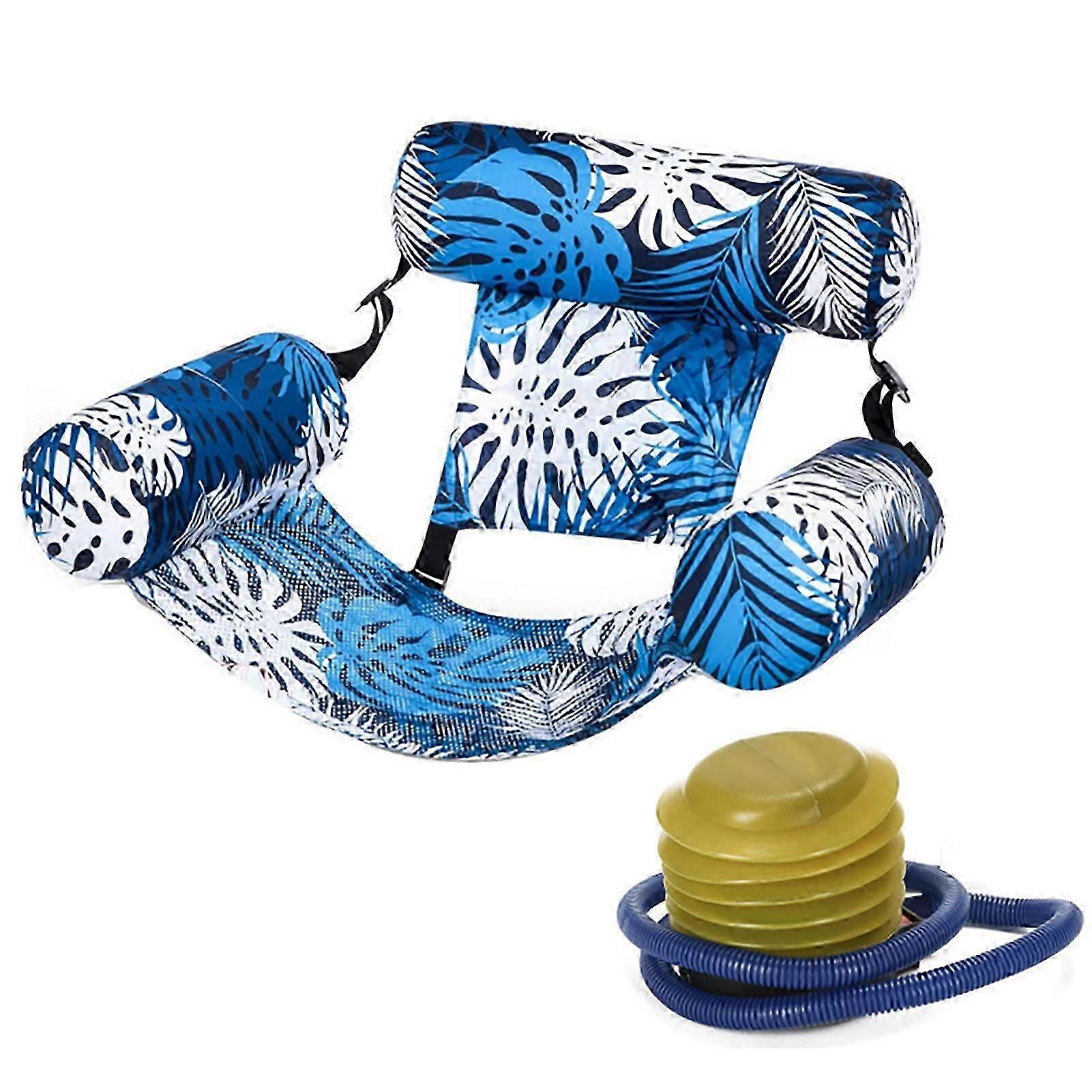 Heavy-Duty Inflatable Pool Lounger - Comfortable Floating Chair for Garden Parties & Lakes