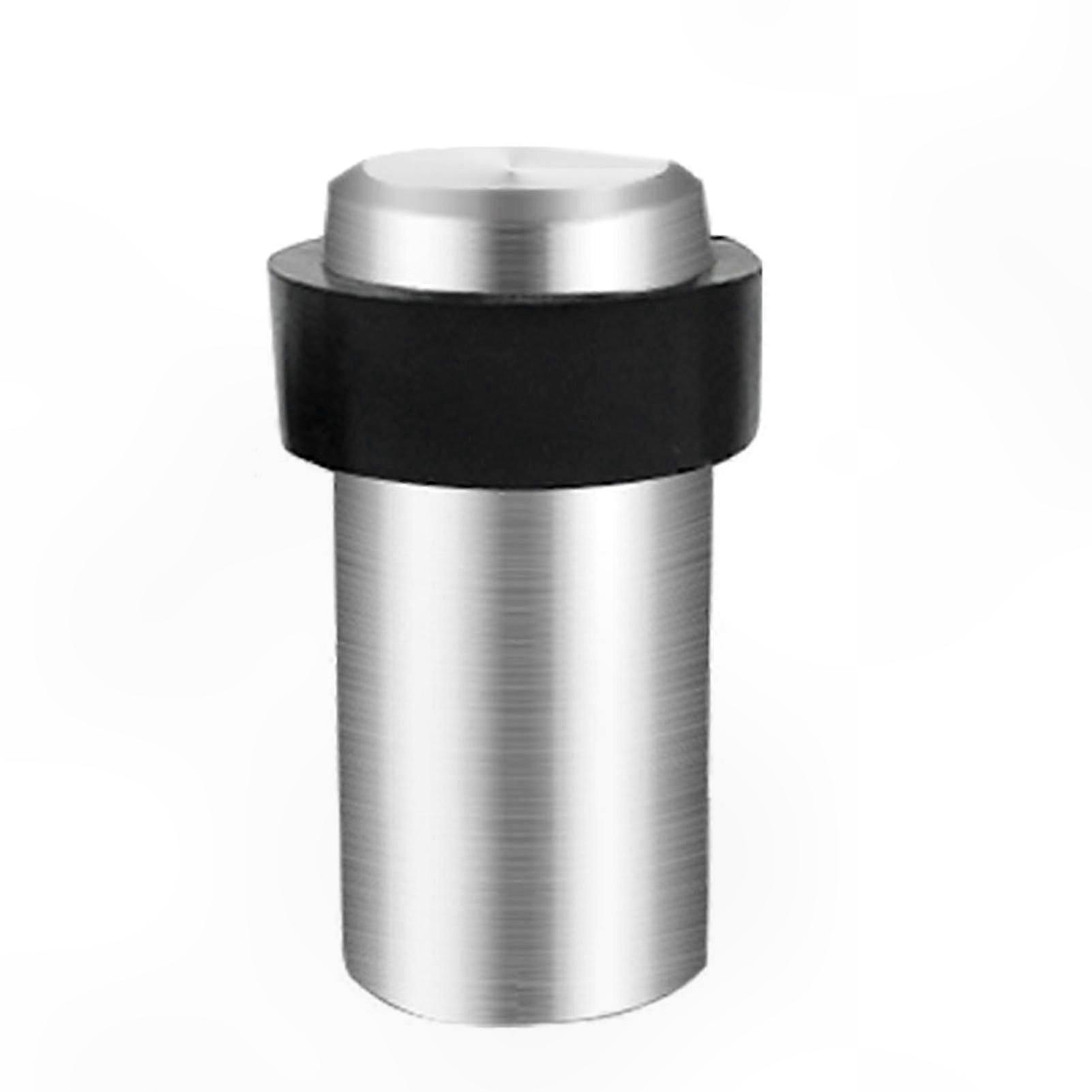Adjustable 46-120mm Punch-Free Door Stop for Washroom, Strong Adhesive Round Doorstop Solution